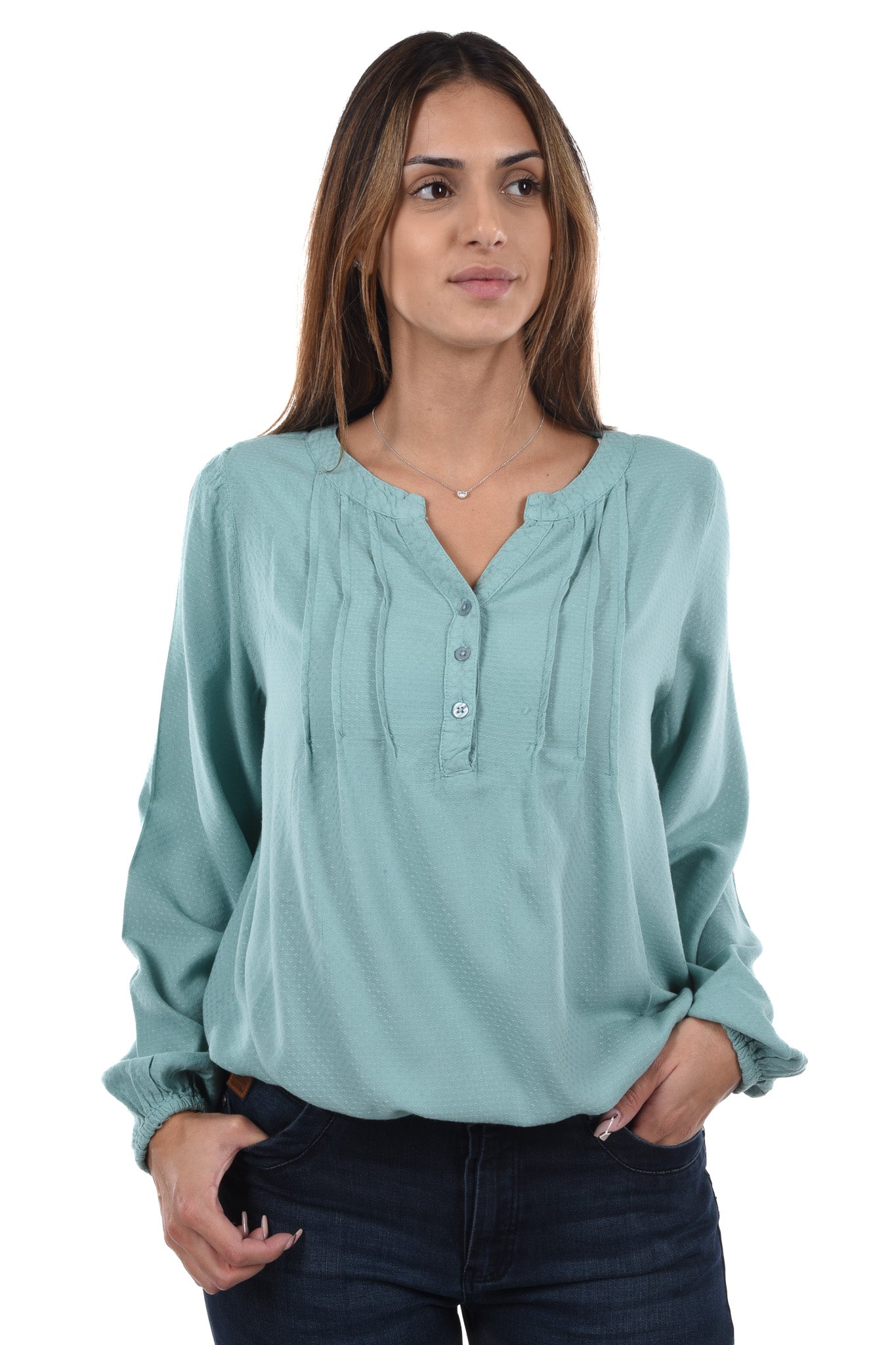 Suthi Blouse jacquard pattern