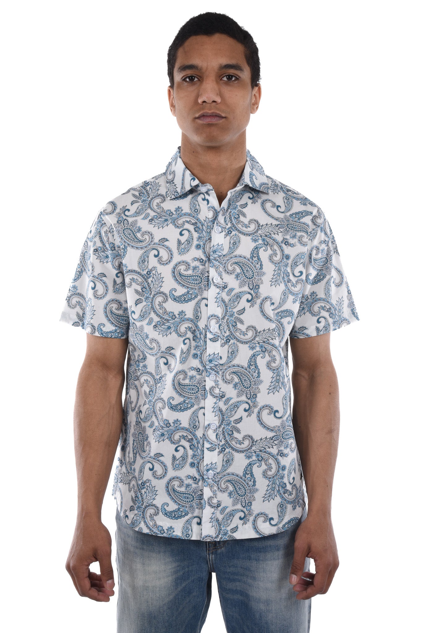 Split Shirt paisley print