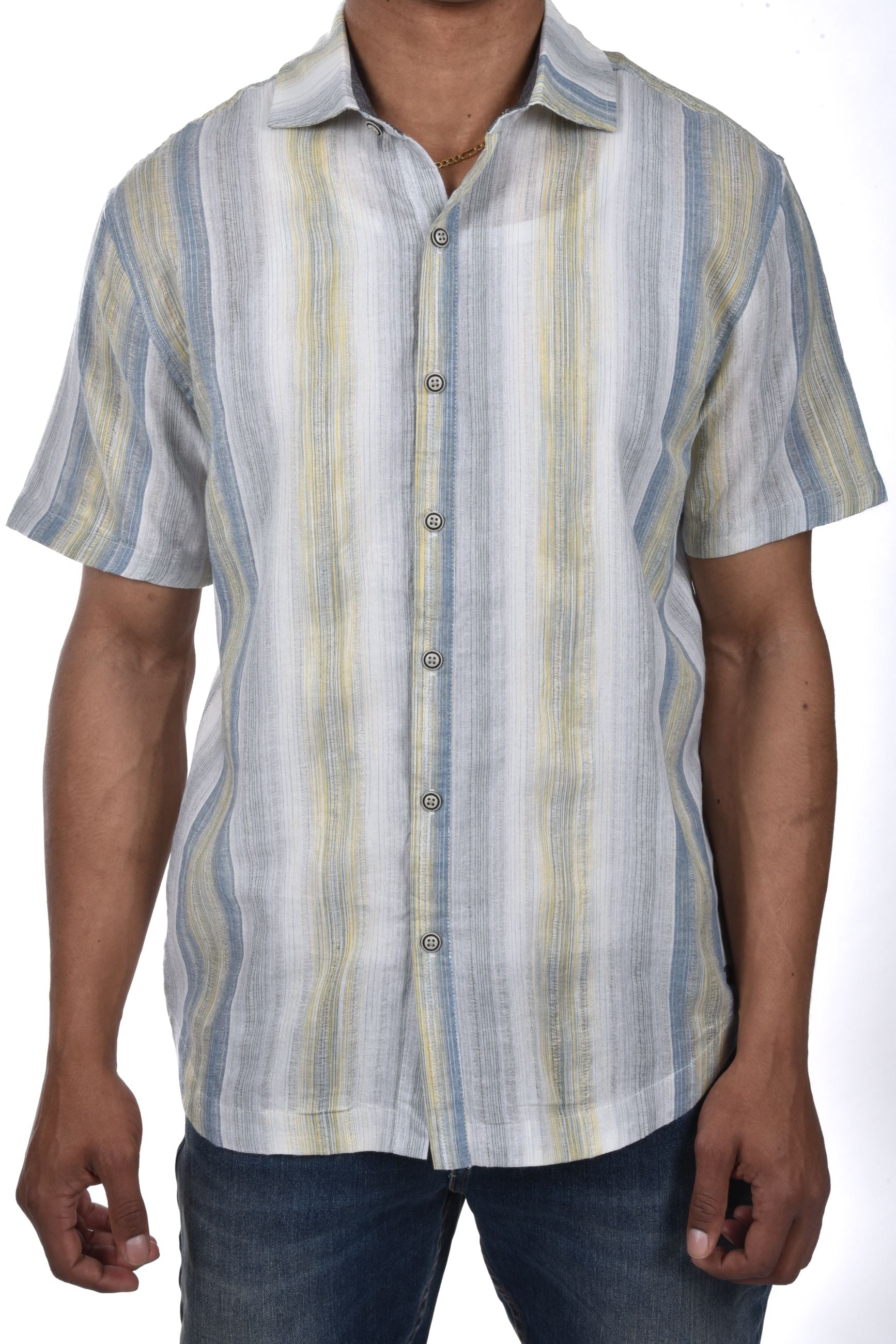 Split Shirt loose fit striped