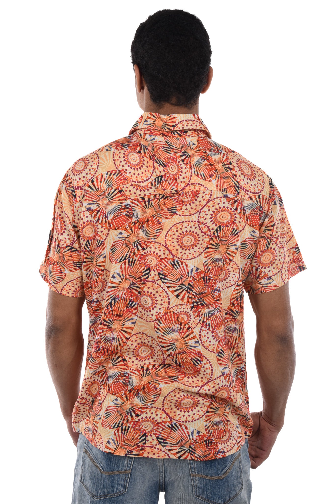 Split Shirt viscose printed