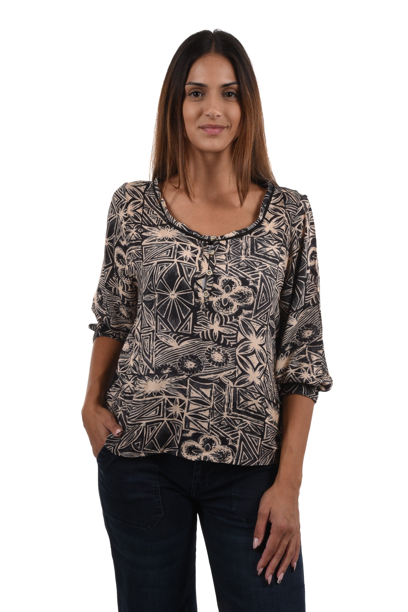 Silvana Blouse printed