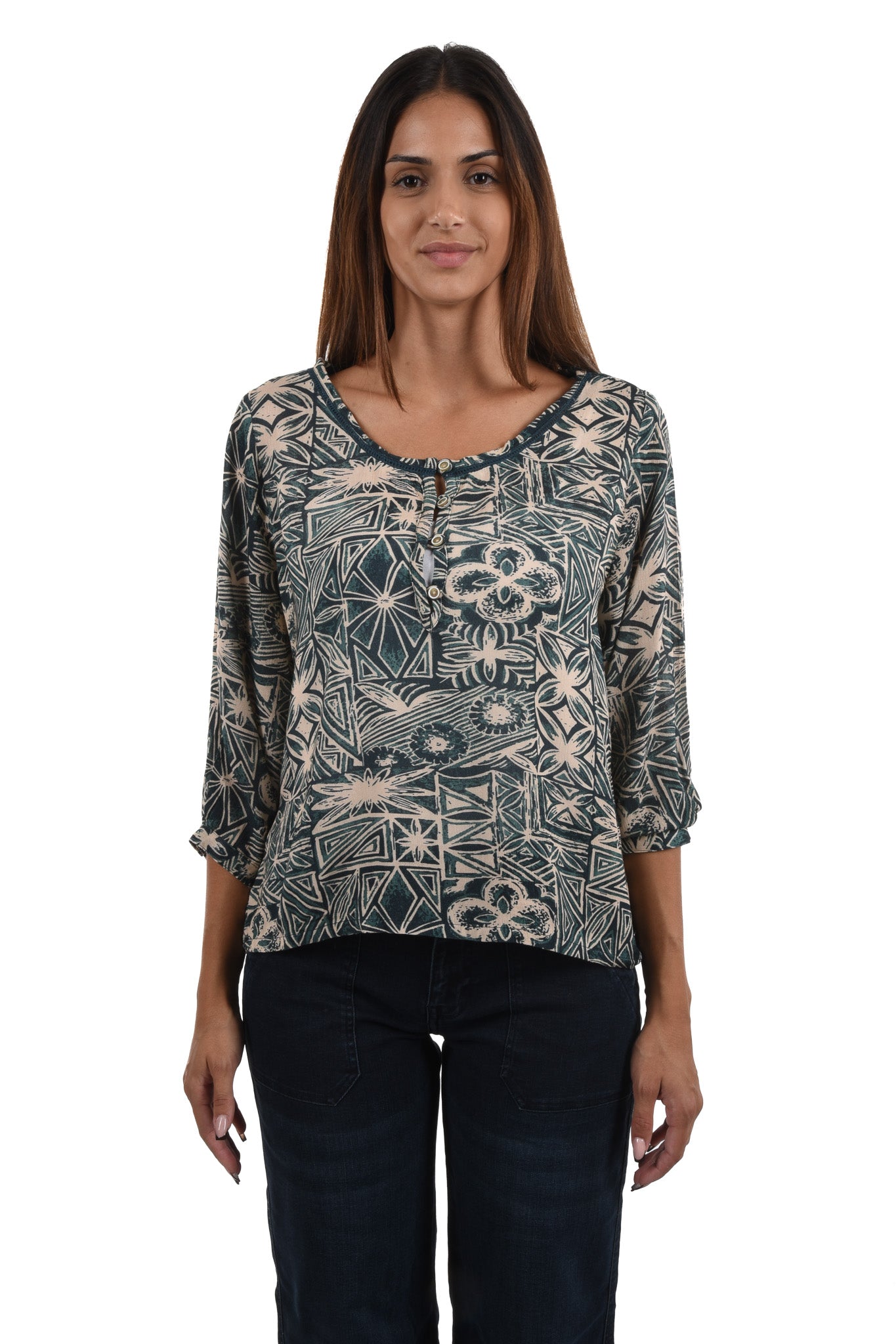 Silvana Blouse printed