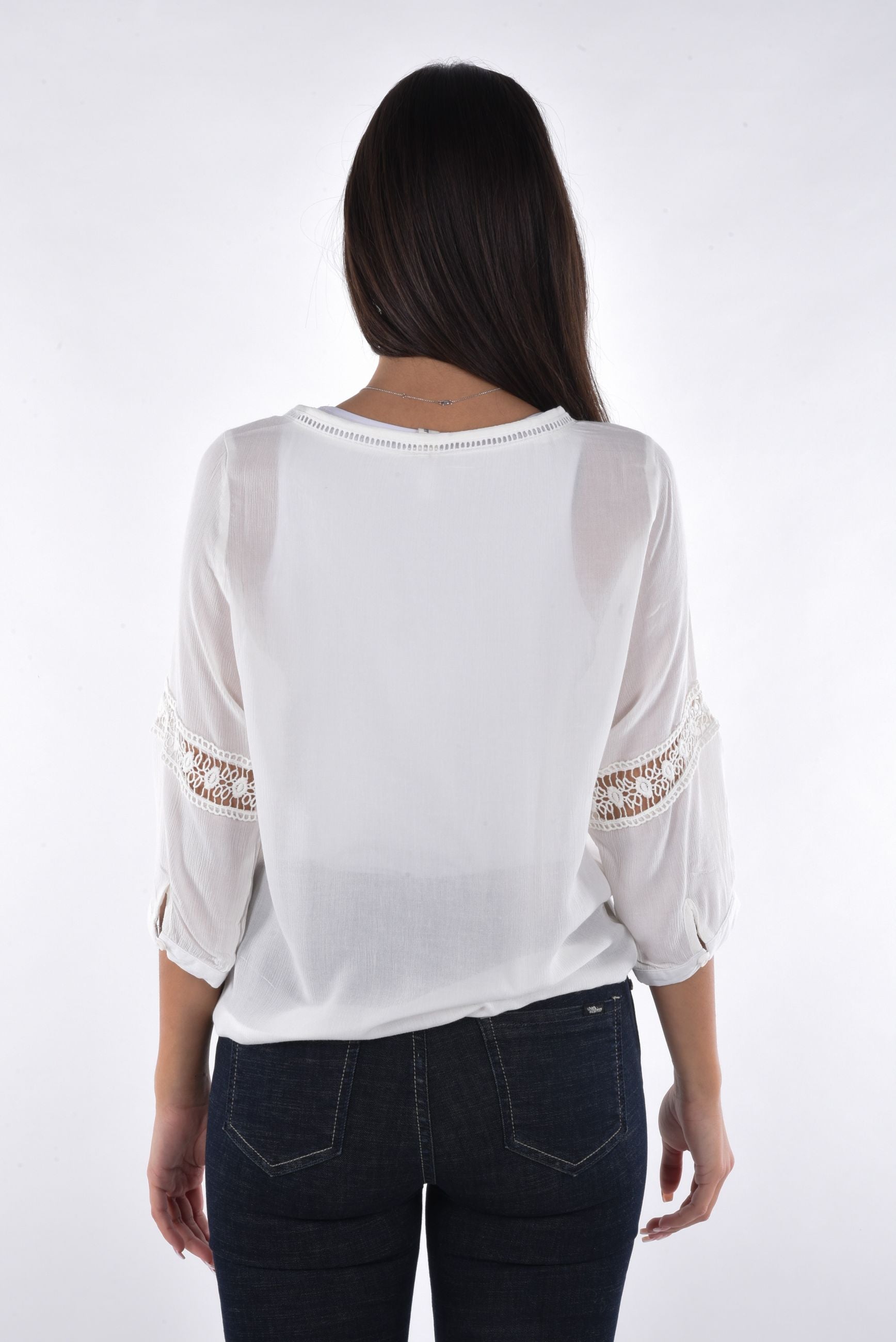 Silvana Blouse lace mix