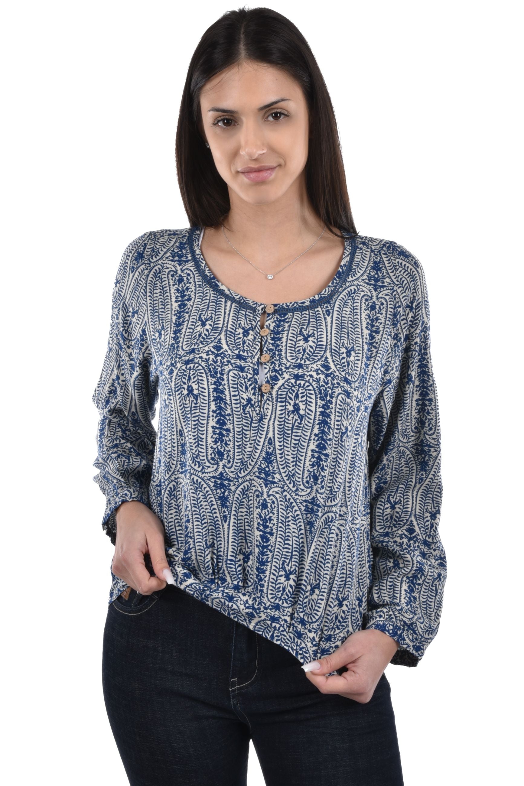 Silvana Blouse printed