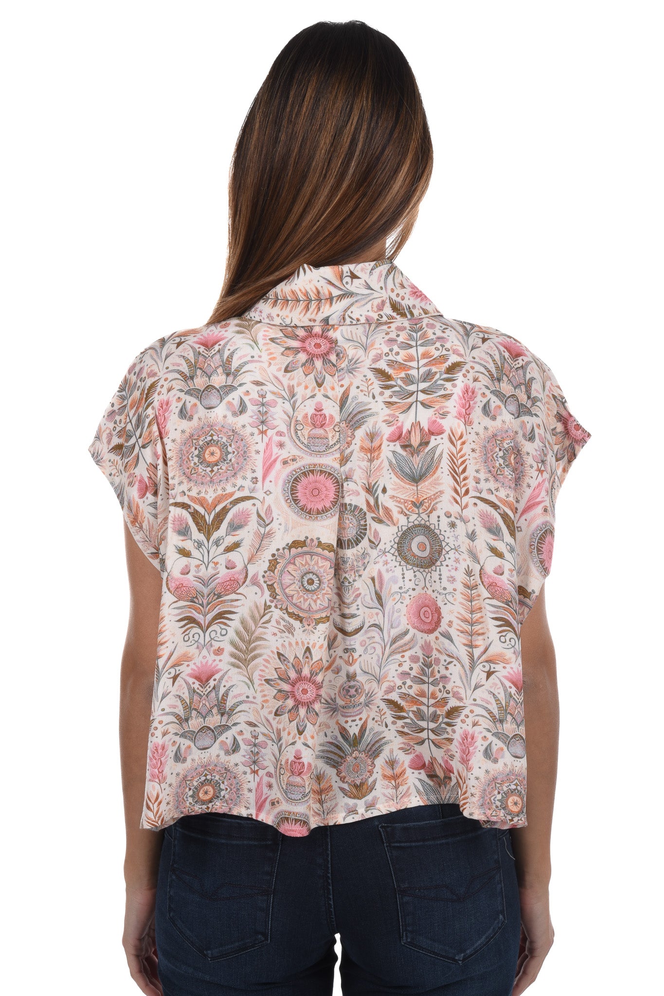 Jiddy Blouse boxy jacquard