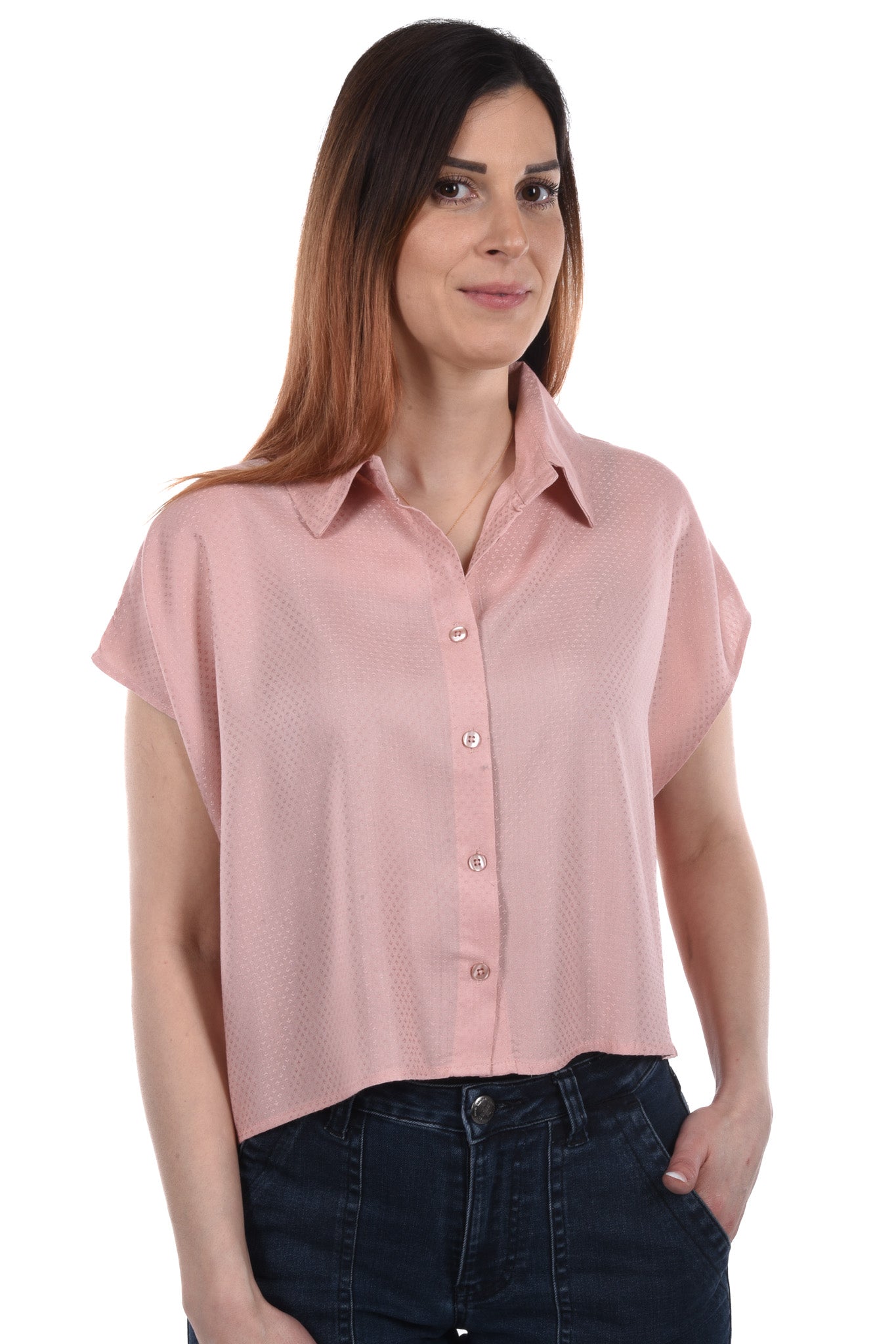 Jiddy Blouse boxy jacquard
