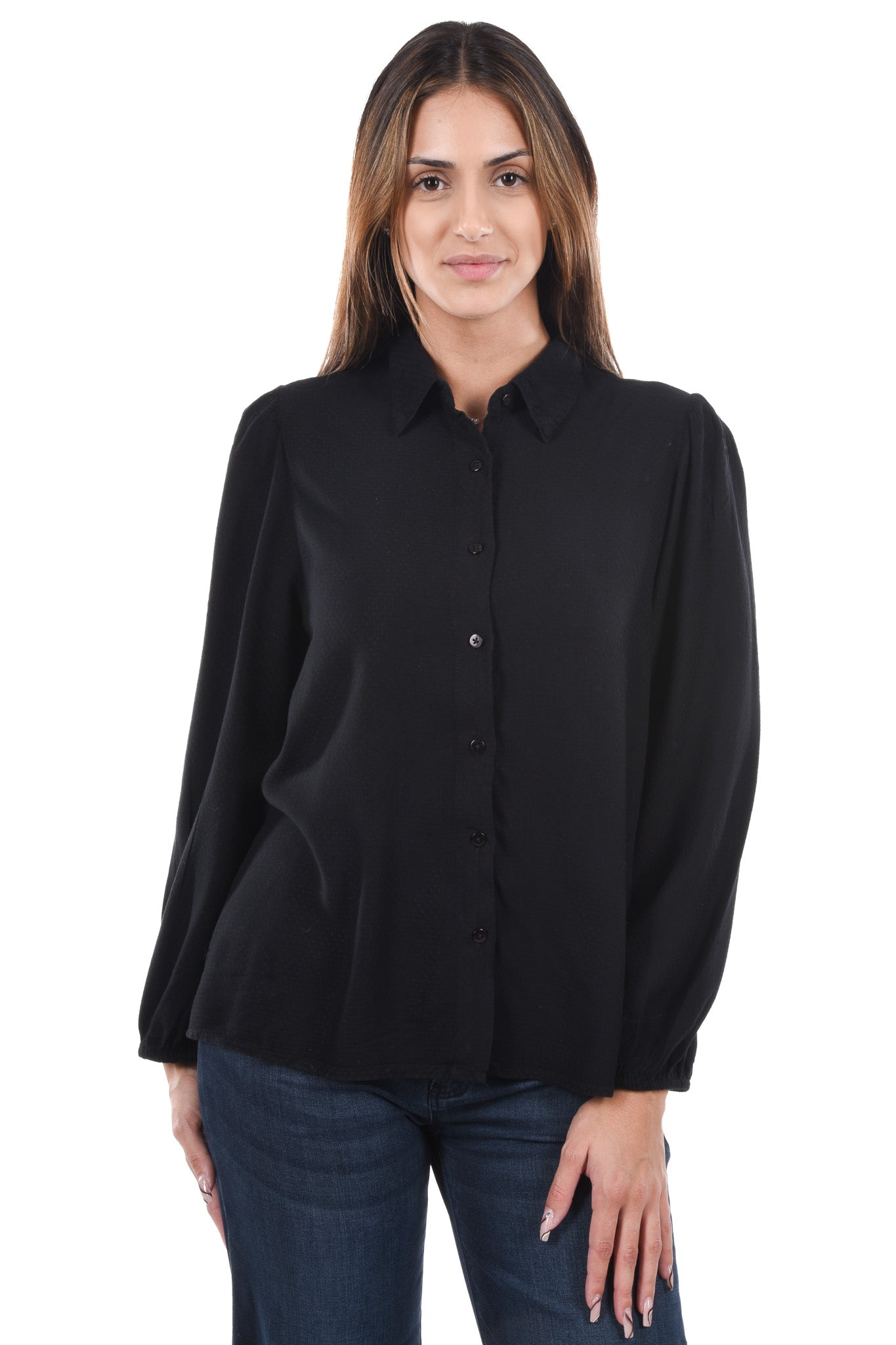 Cley Blouse jacquard pattern