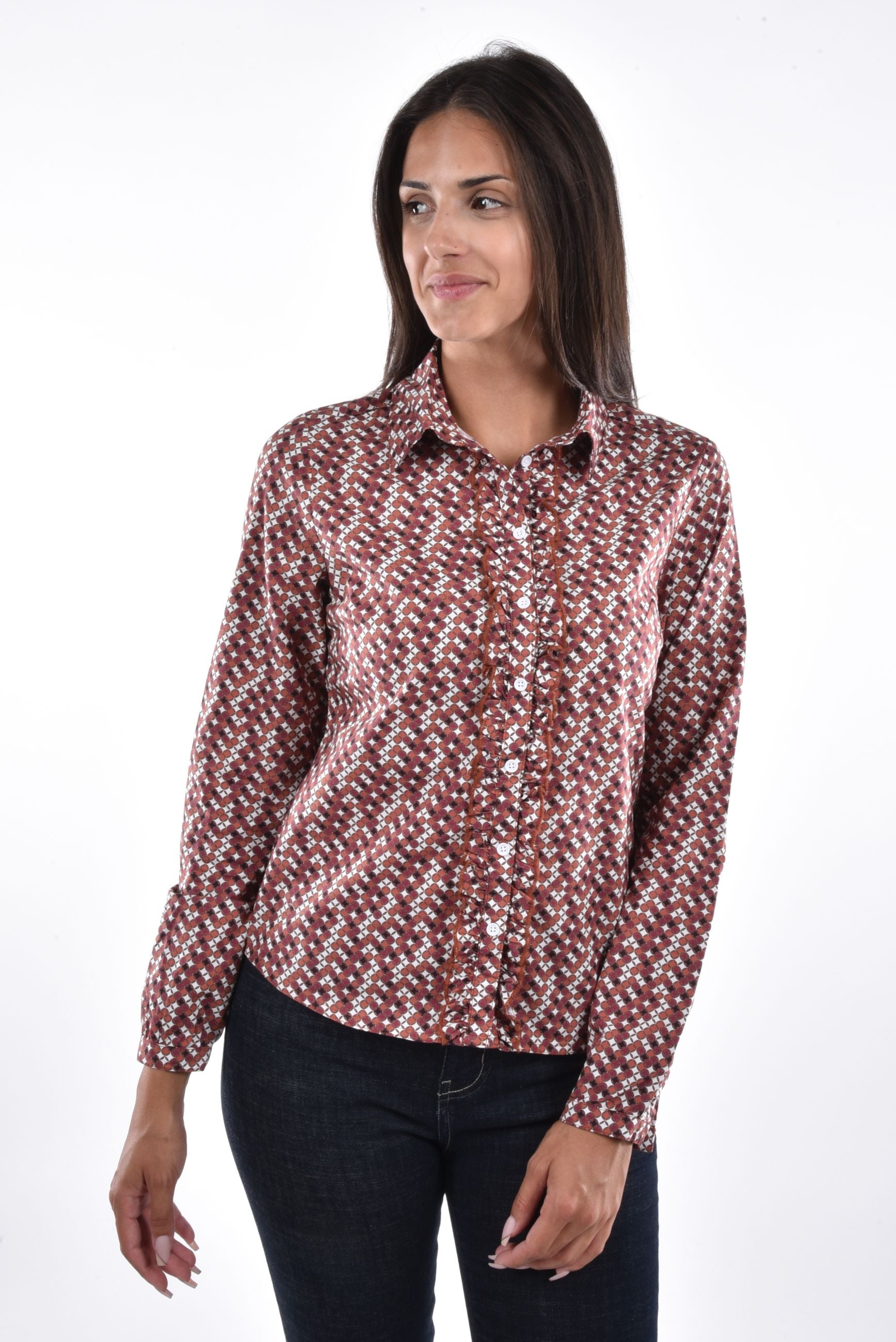 Sona Blouse volant printed
