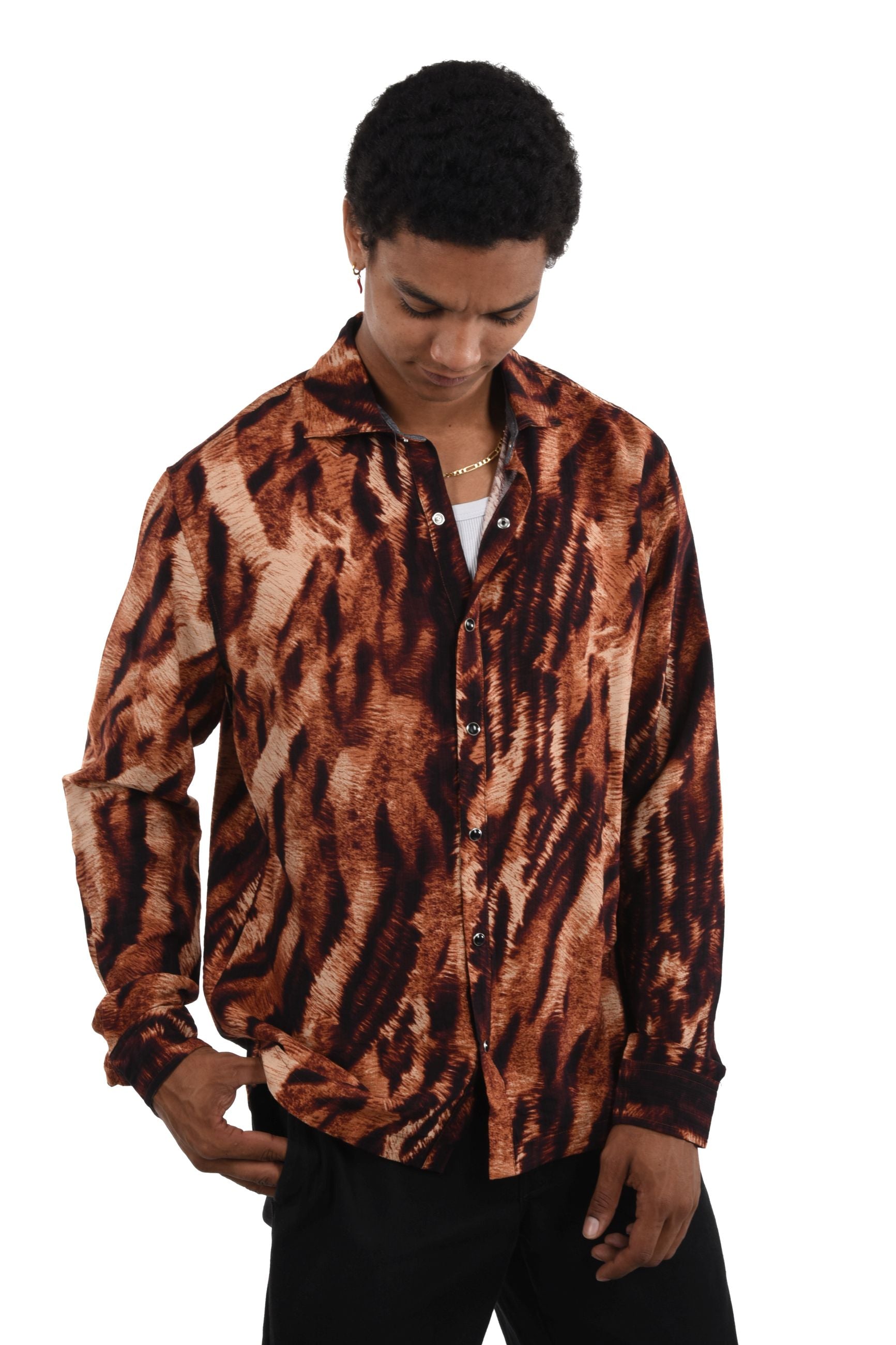 Soeren Shirt loose fit animal print