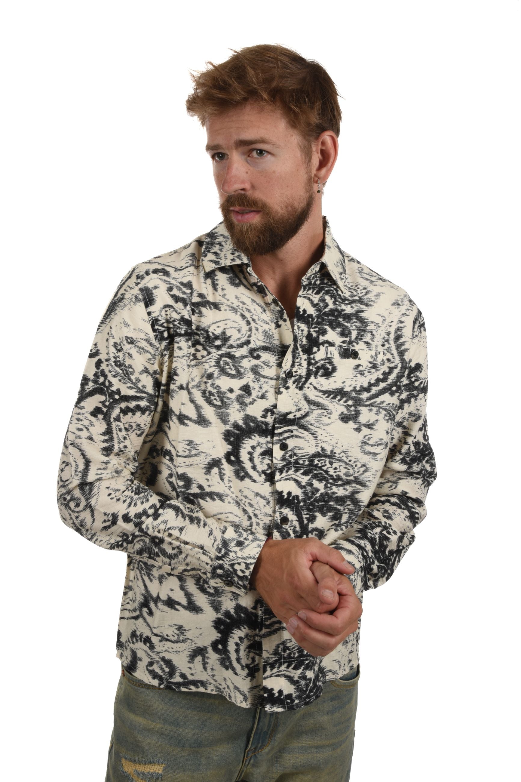 Soeren Shirt loose fit printed