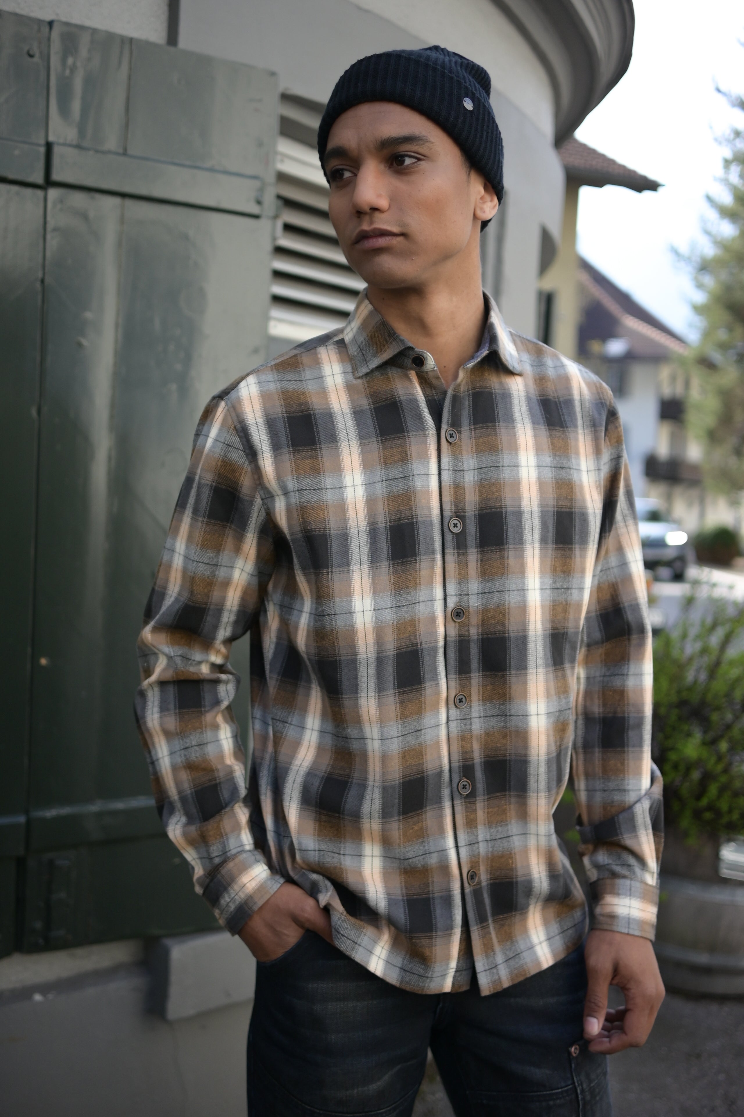 Soeren Shirt loose fit chequered