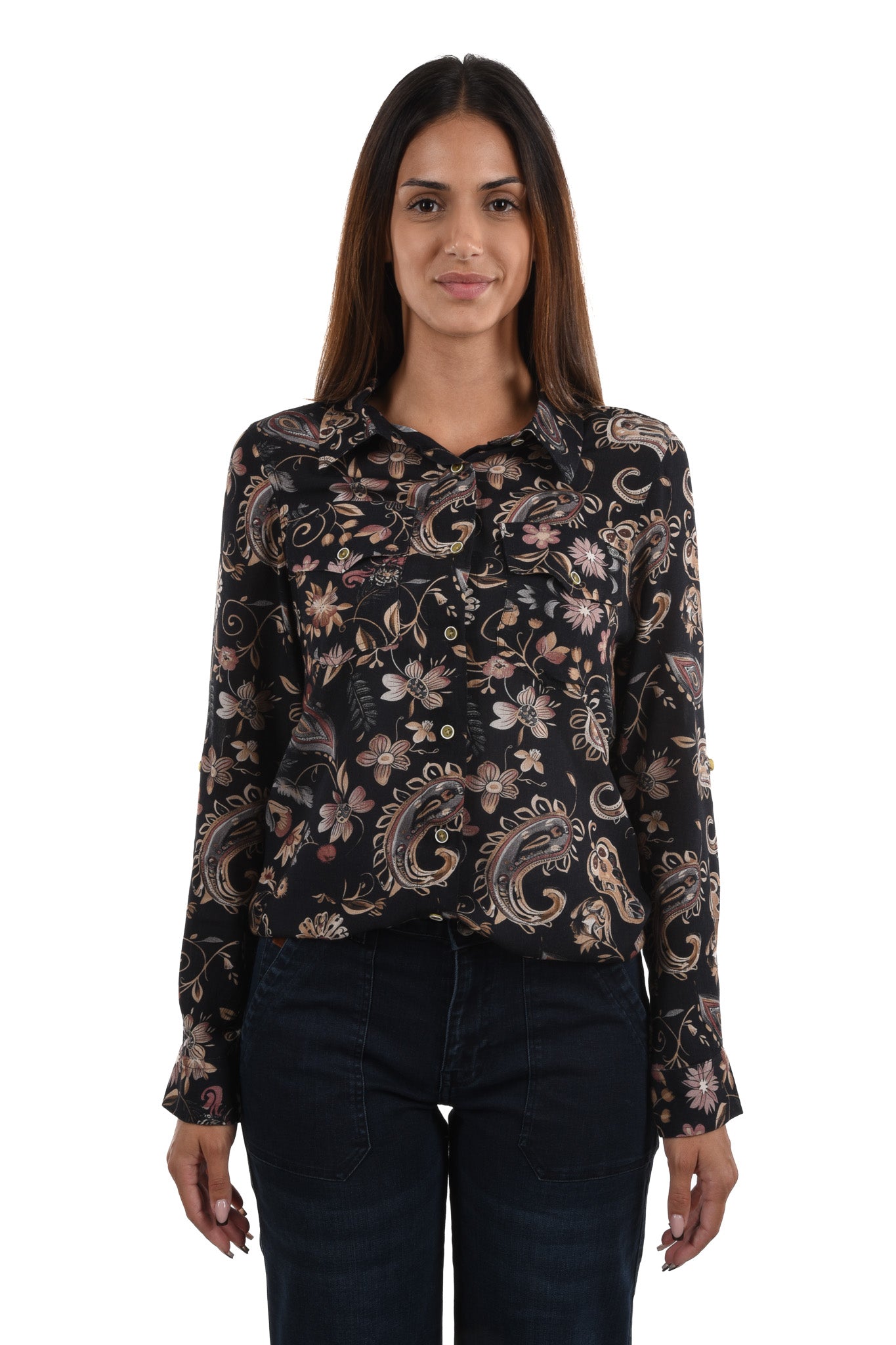 Fala Blouse long printed