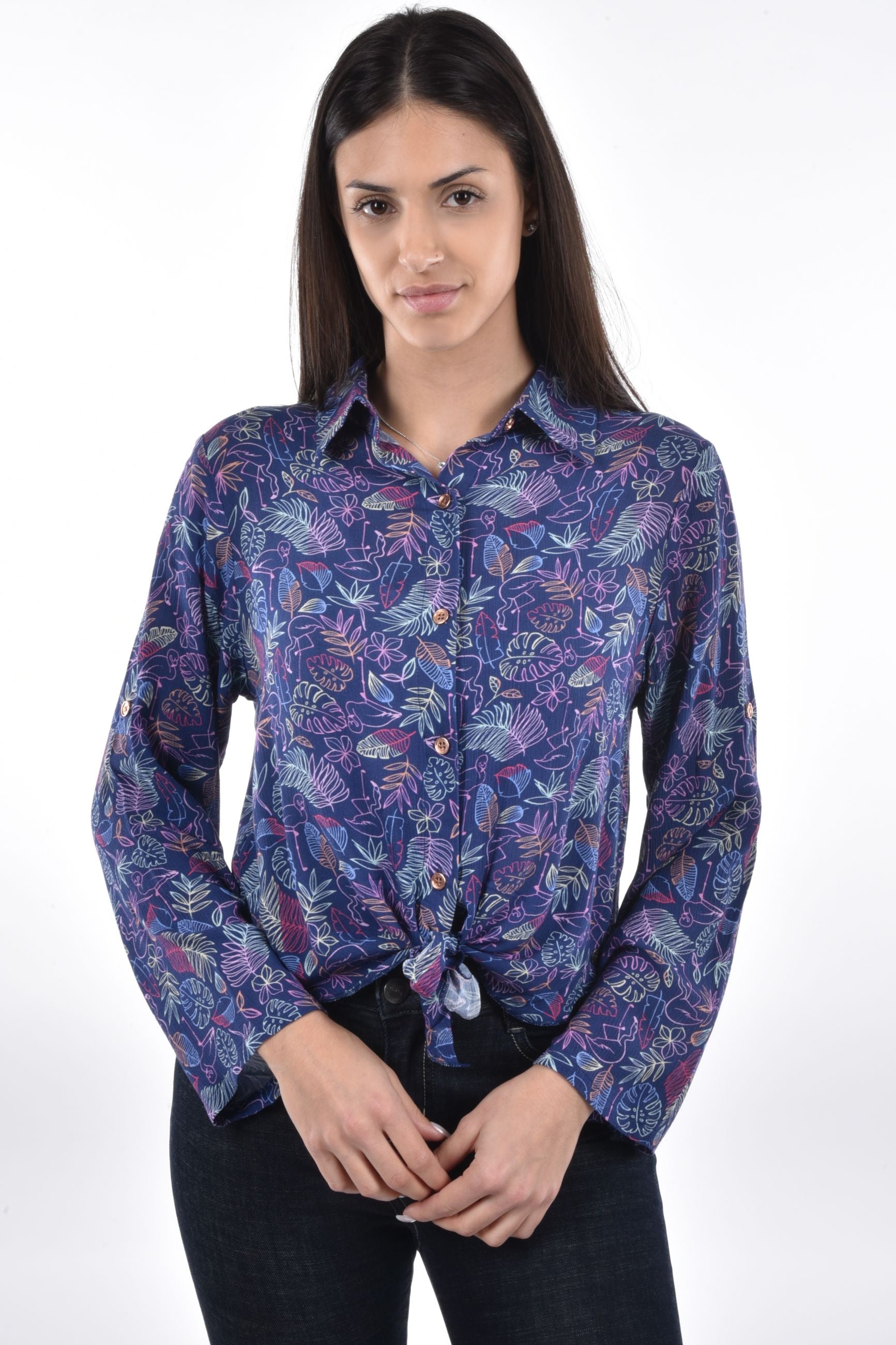 Sini Blouse boxy knotted