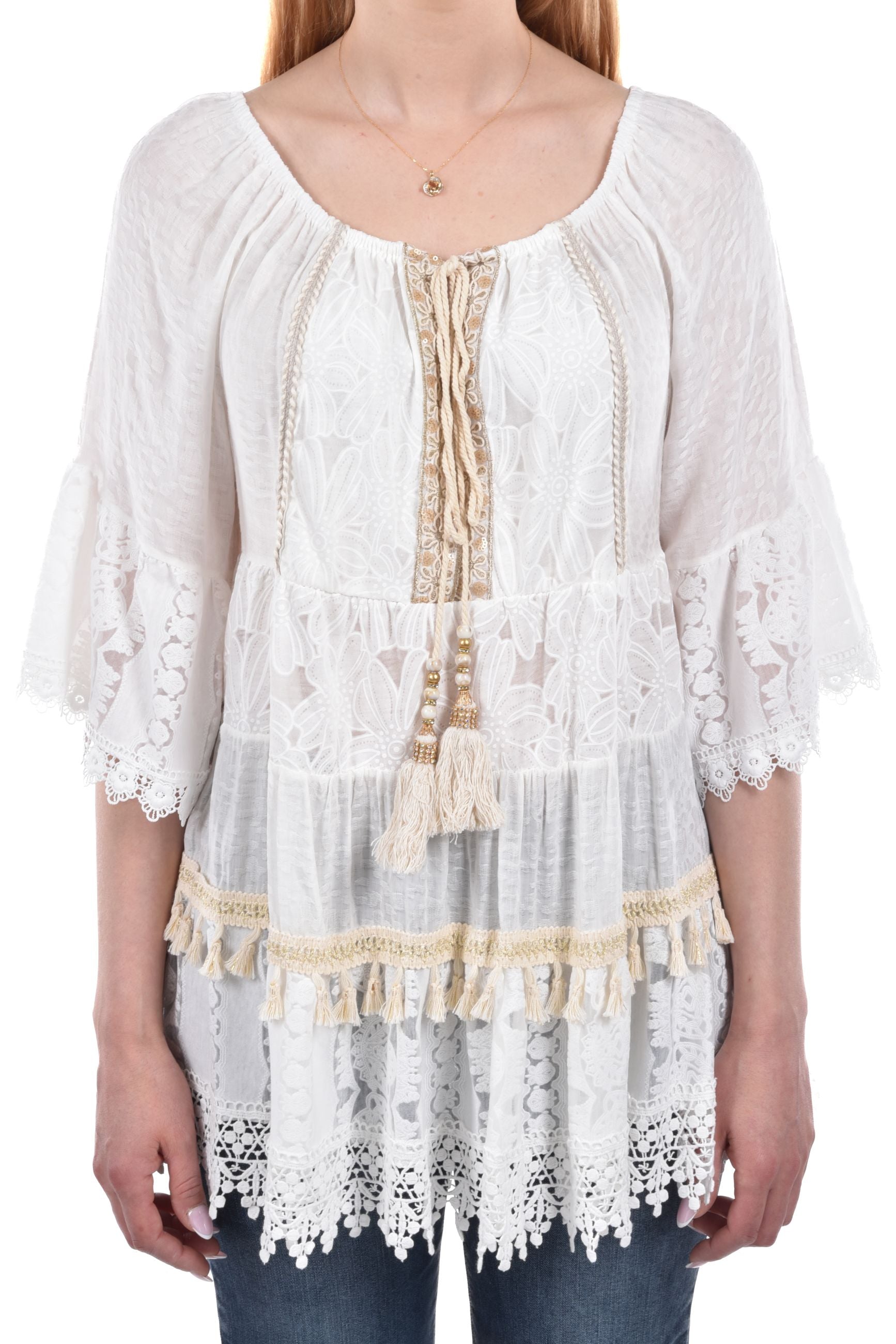 Martina Blouse long lace