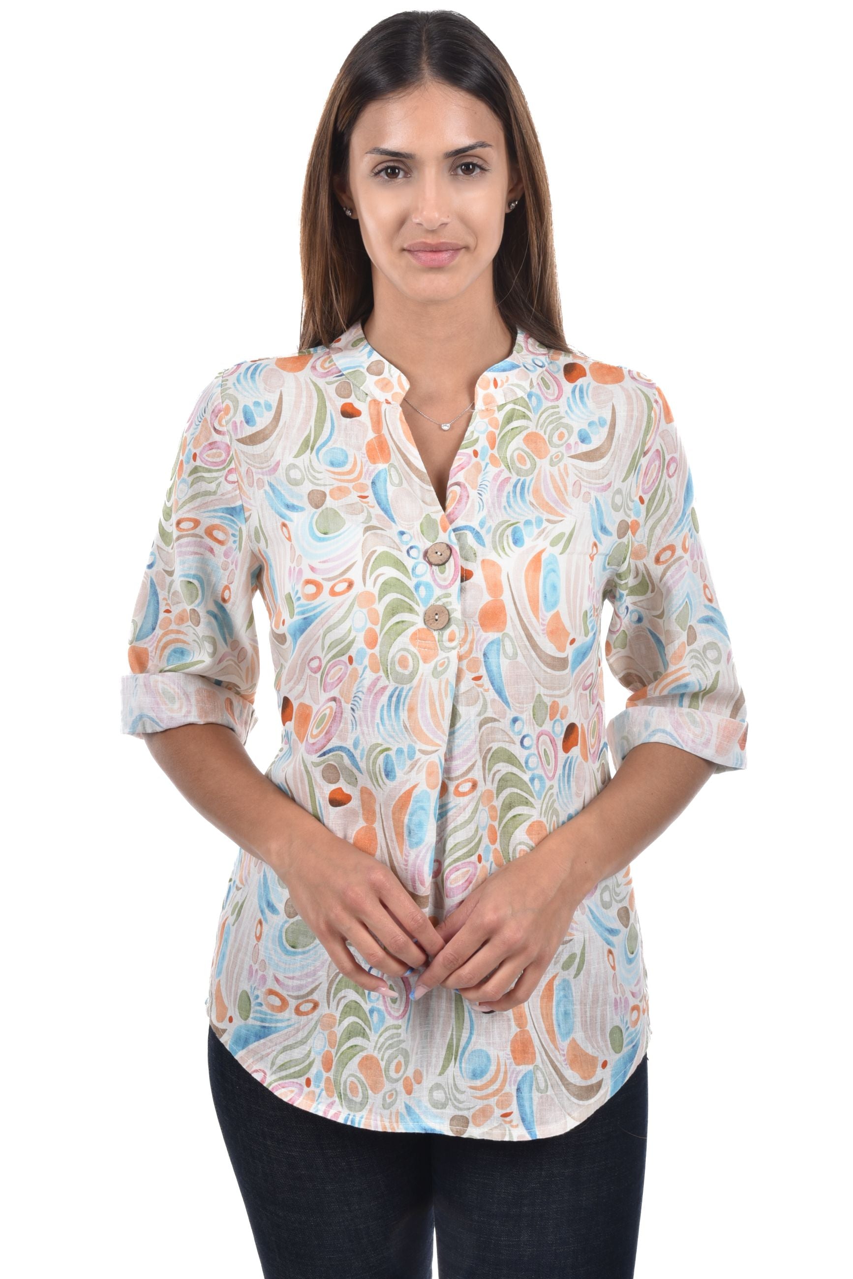 Meda Blouse printed
