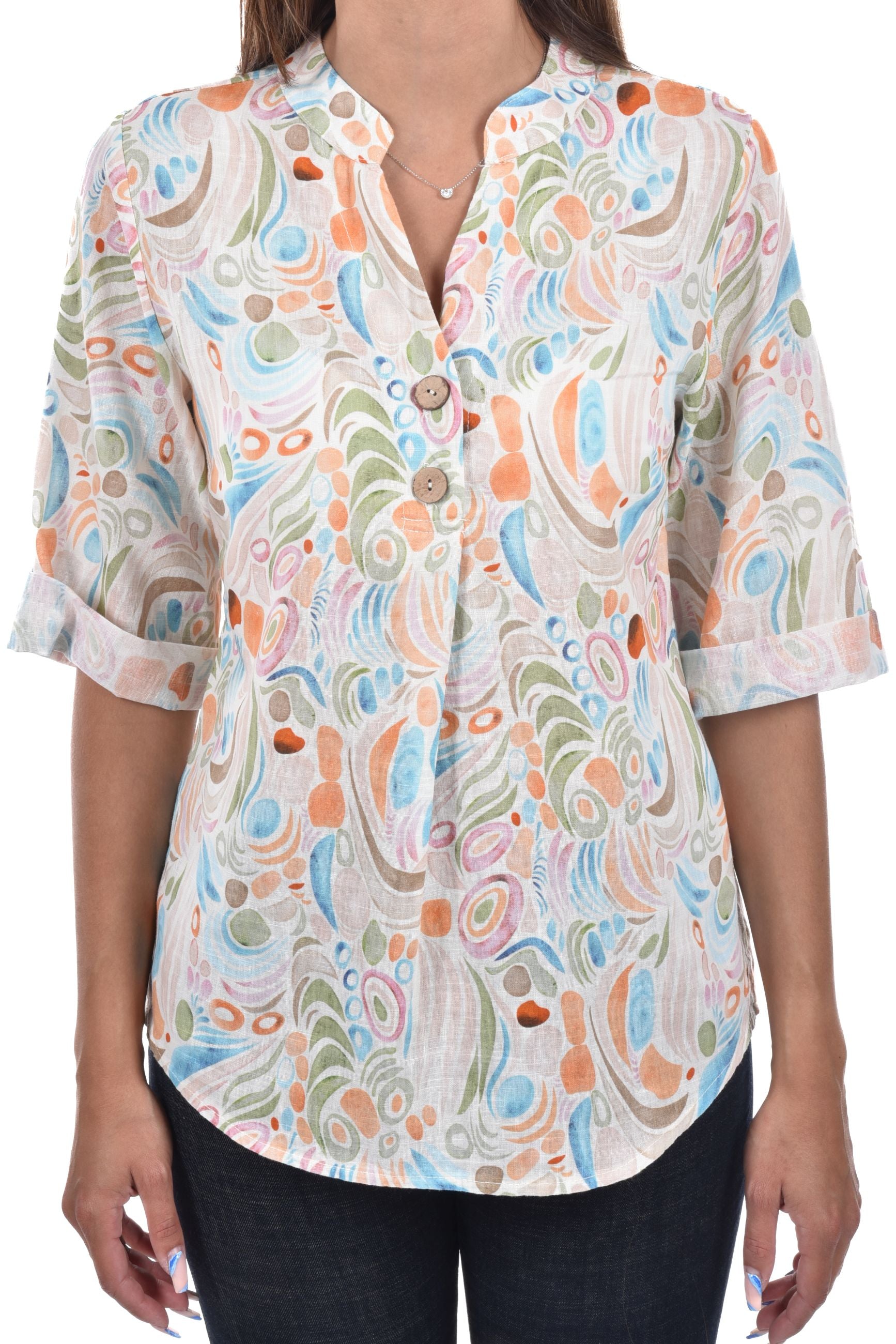 Meda Blouse printed