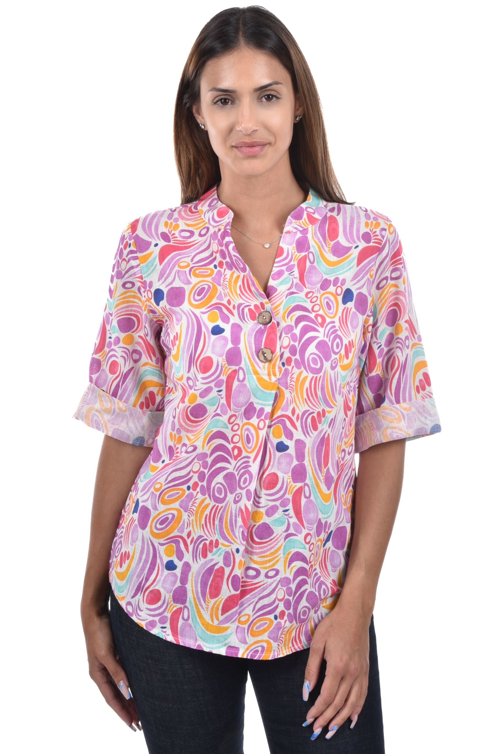 Meda Blouse printed