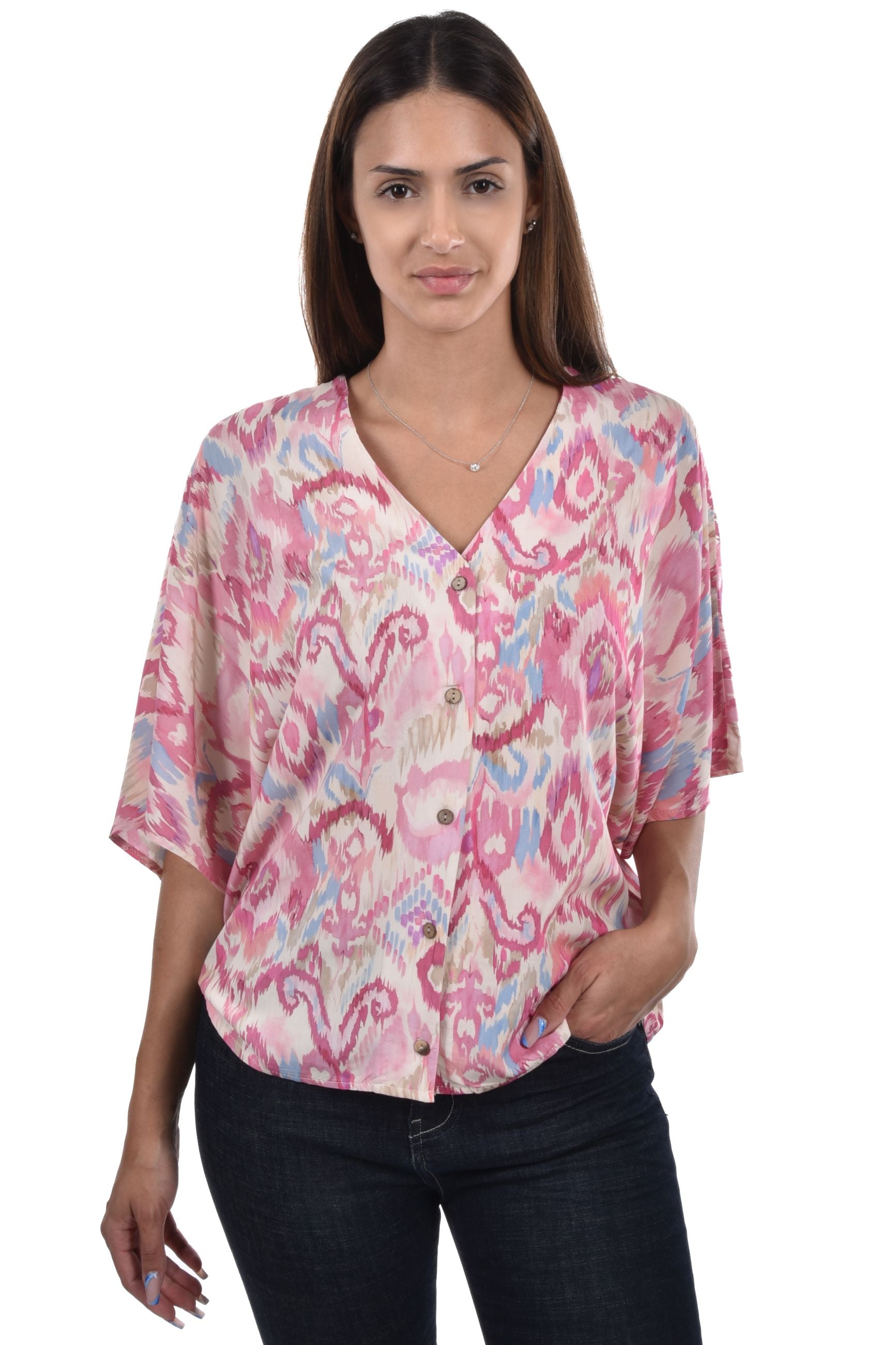 Nador Blouse oversize printed