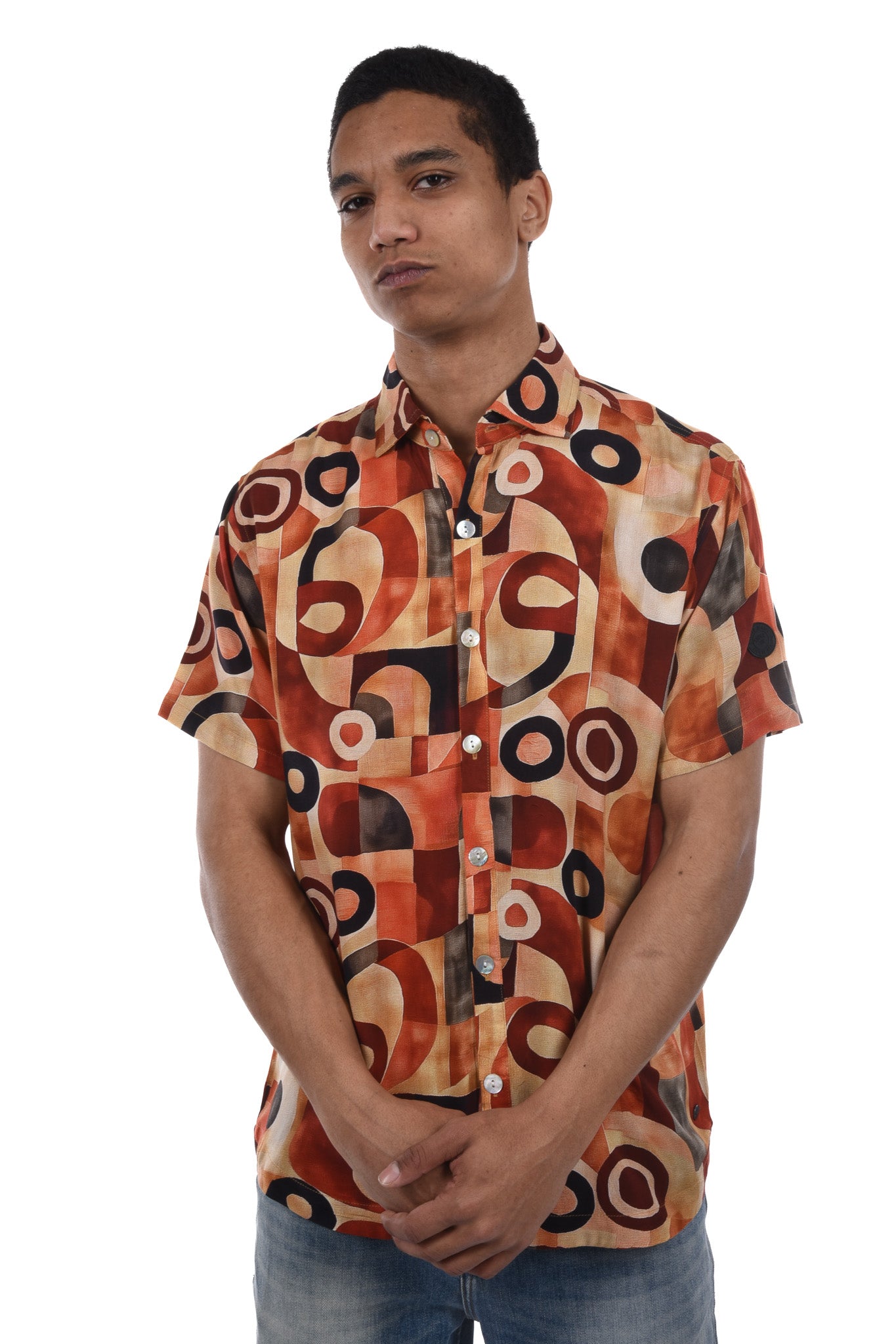 Jayden Shirt loose fit printed