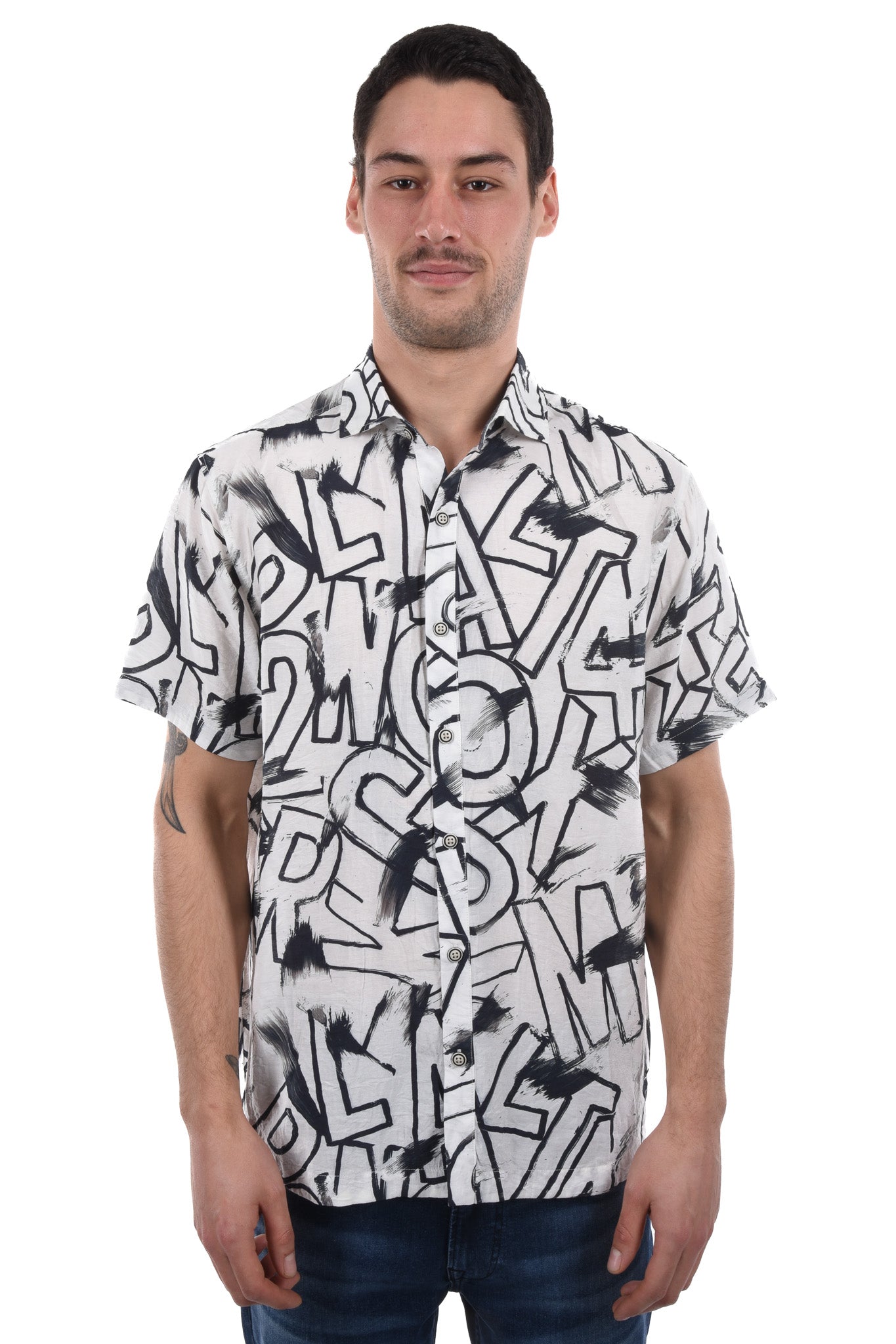 Jayden Shirt loose fit printed