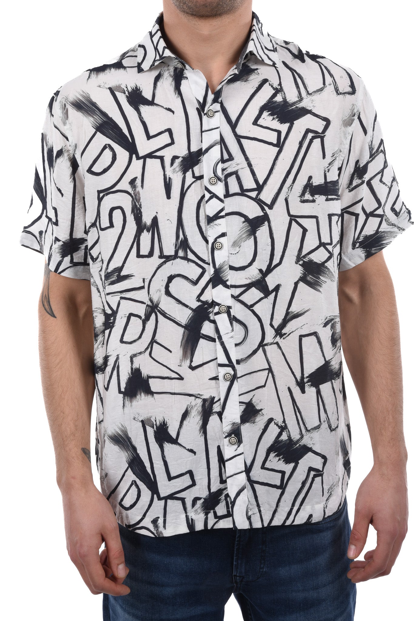 Jayden Shirt loose fit printed