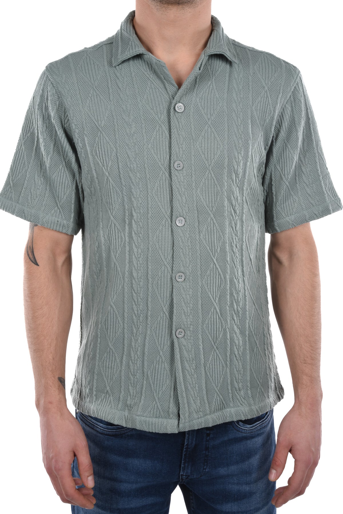 Christo Shirt knitted shortsleeves