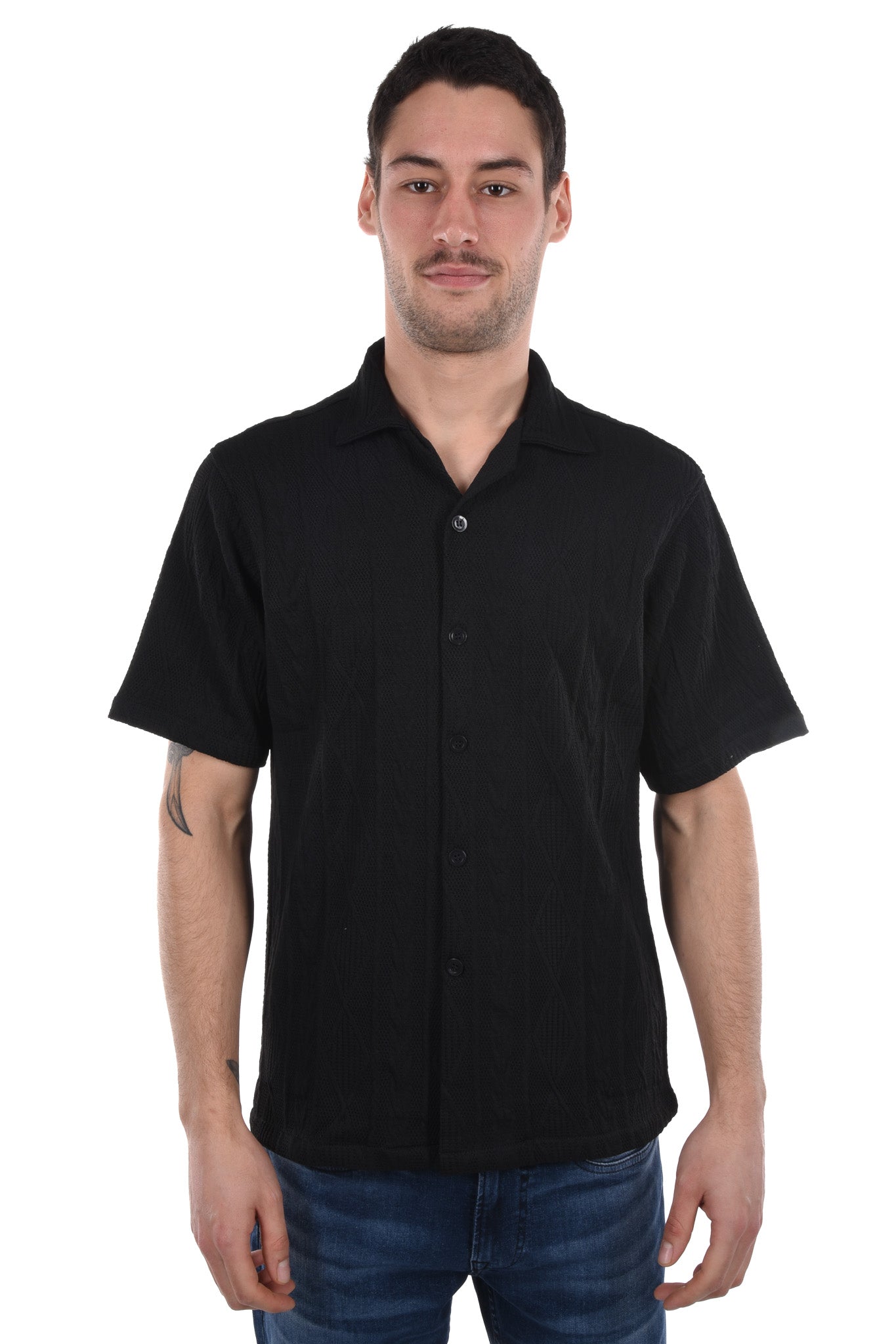 Christo Shirt knitted shortsleeves