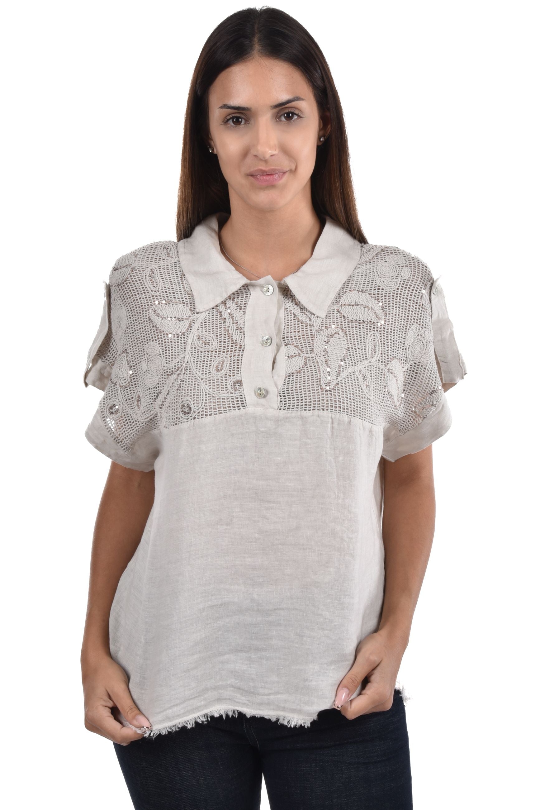 Seville Blouse pailettes