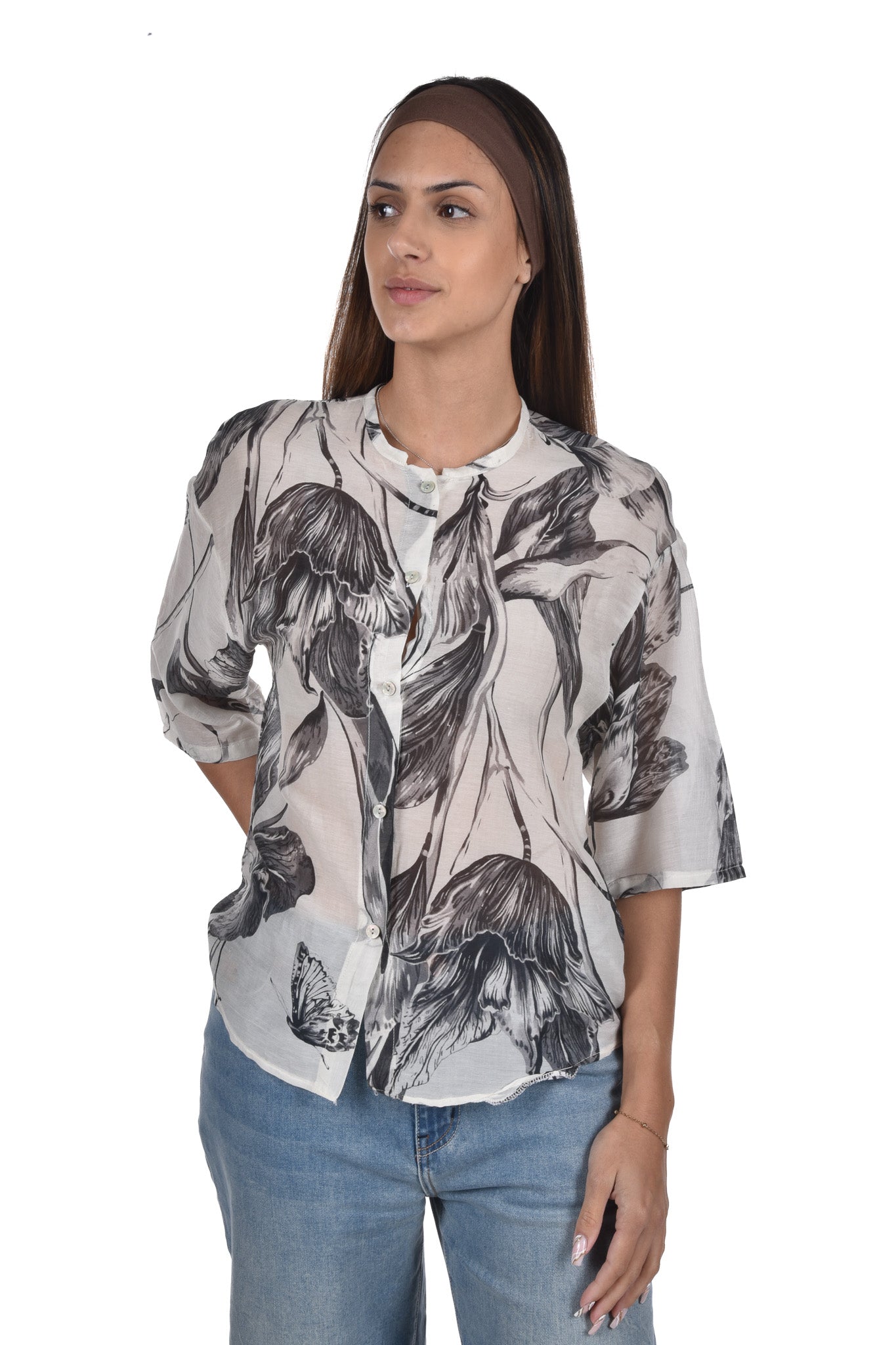 Millie Blouse large flower