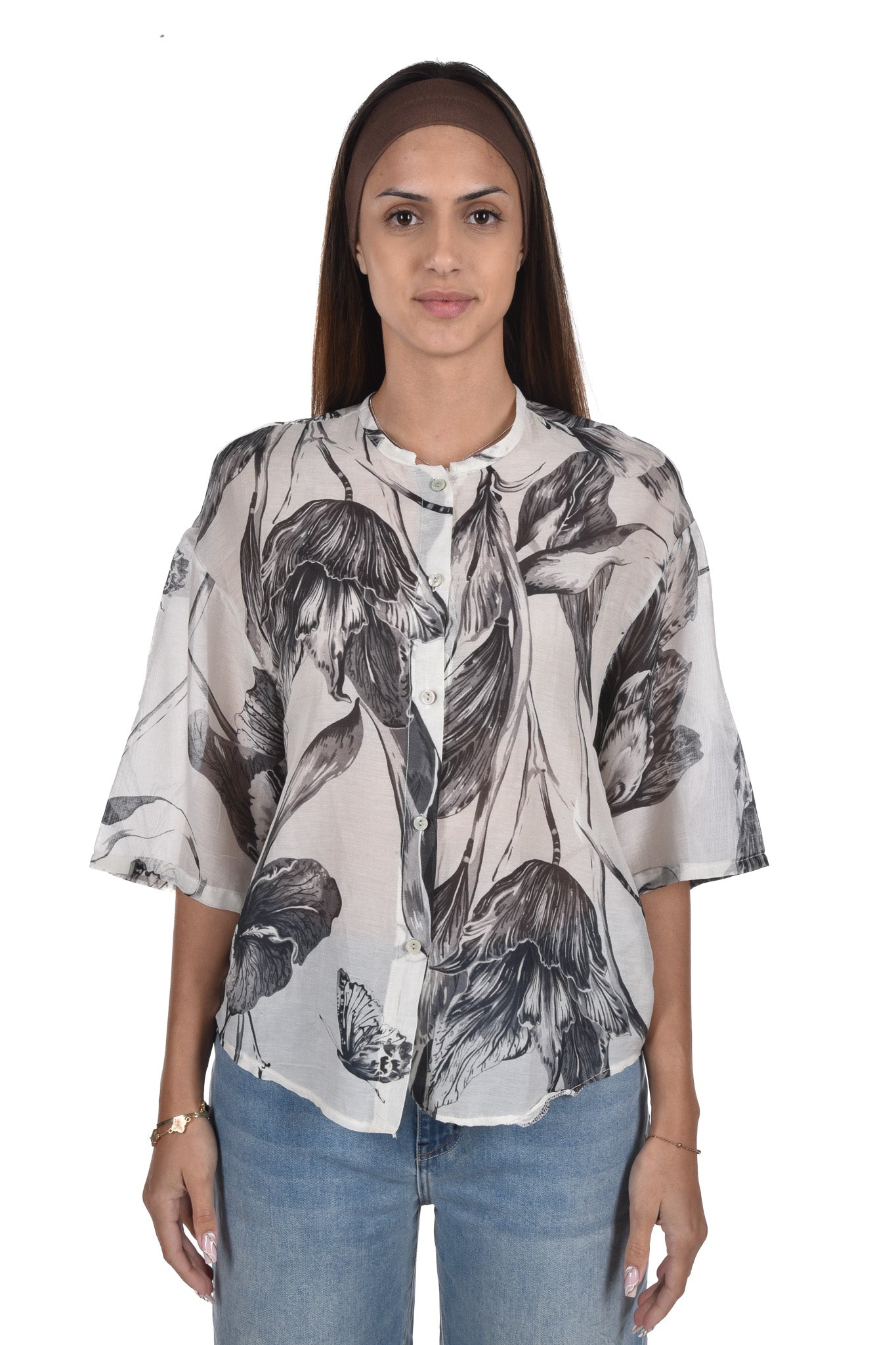 Millie Blouse large flower