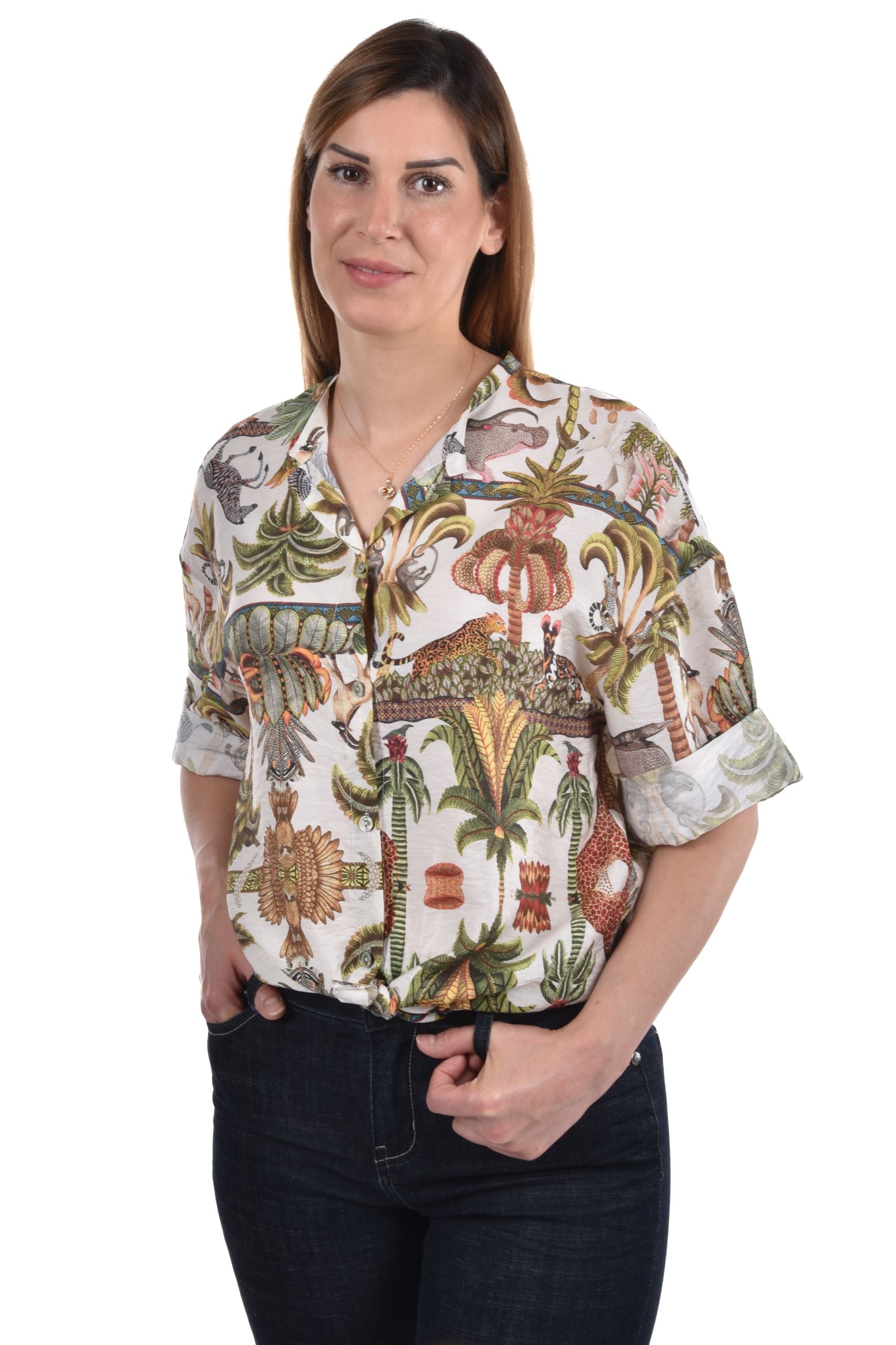Millie Blouse african print