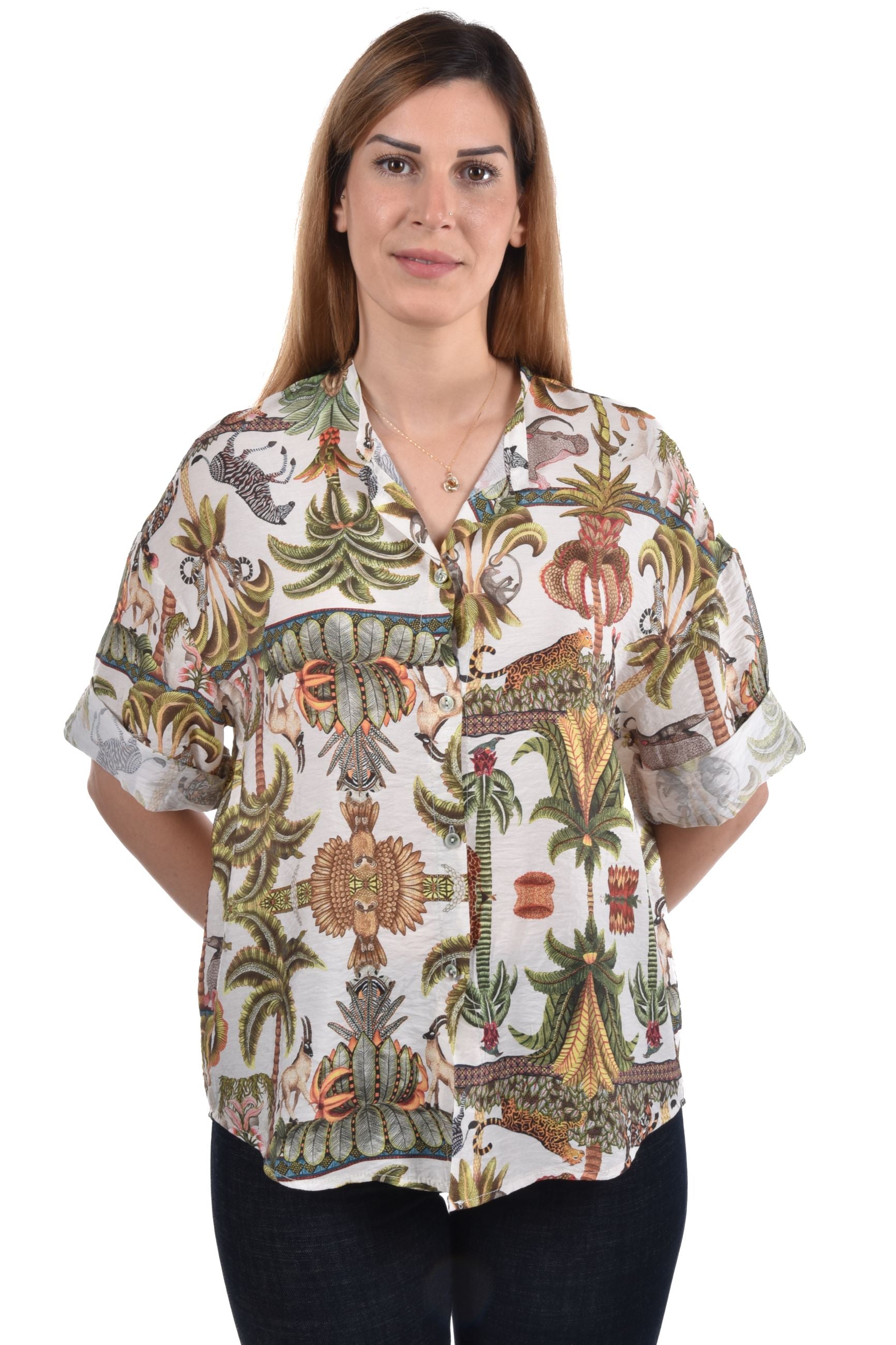 Millie Blouse african print