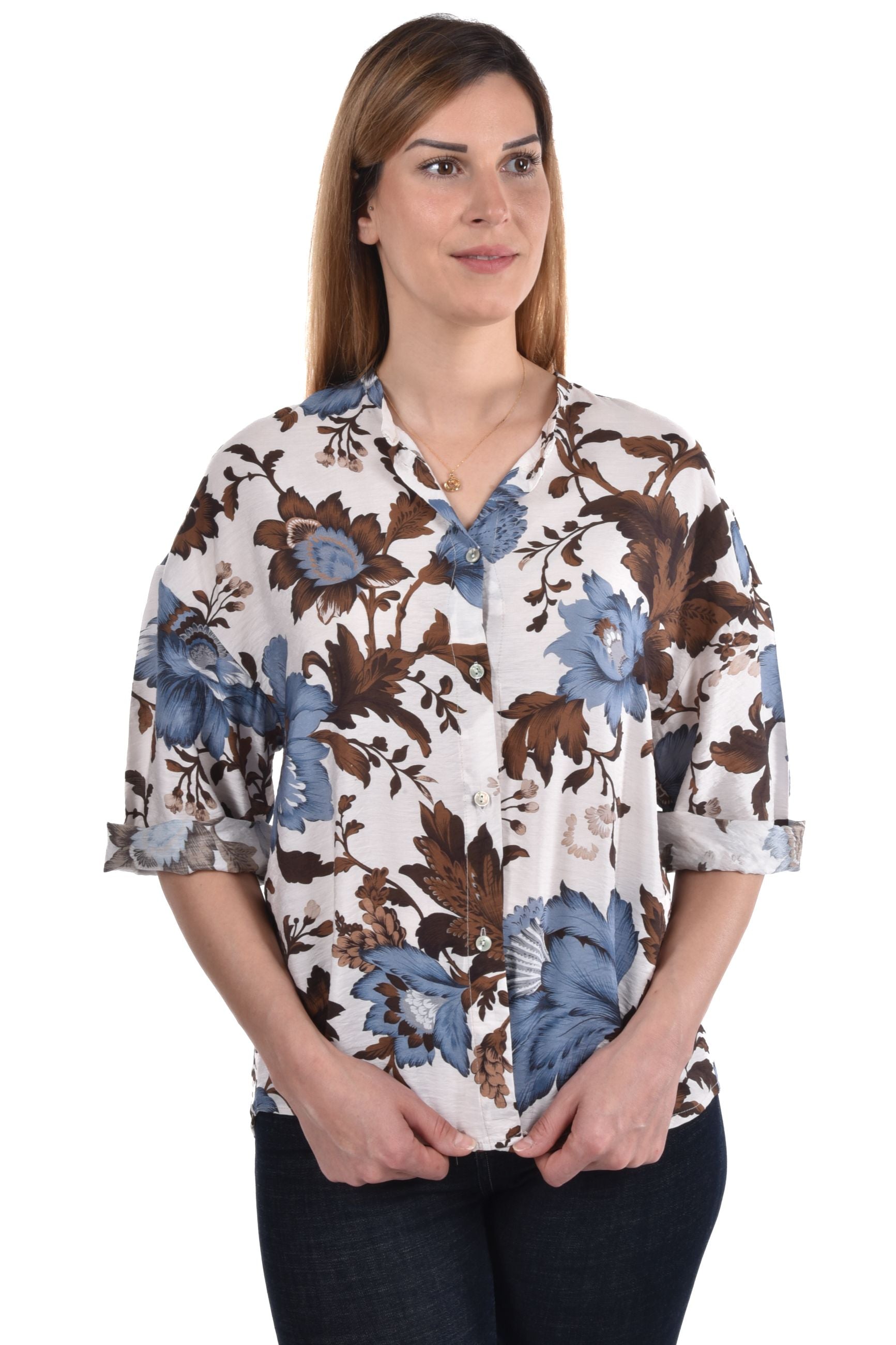 Millie Blouse large flowers