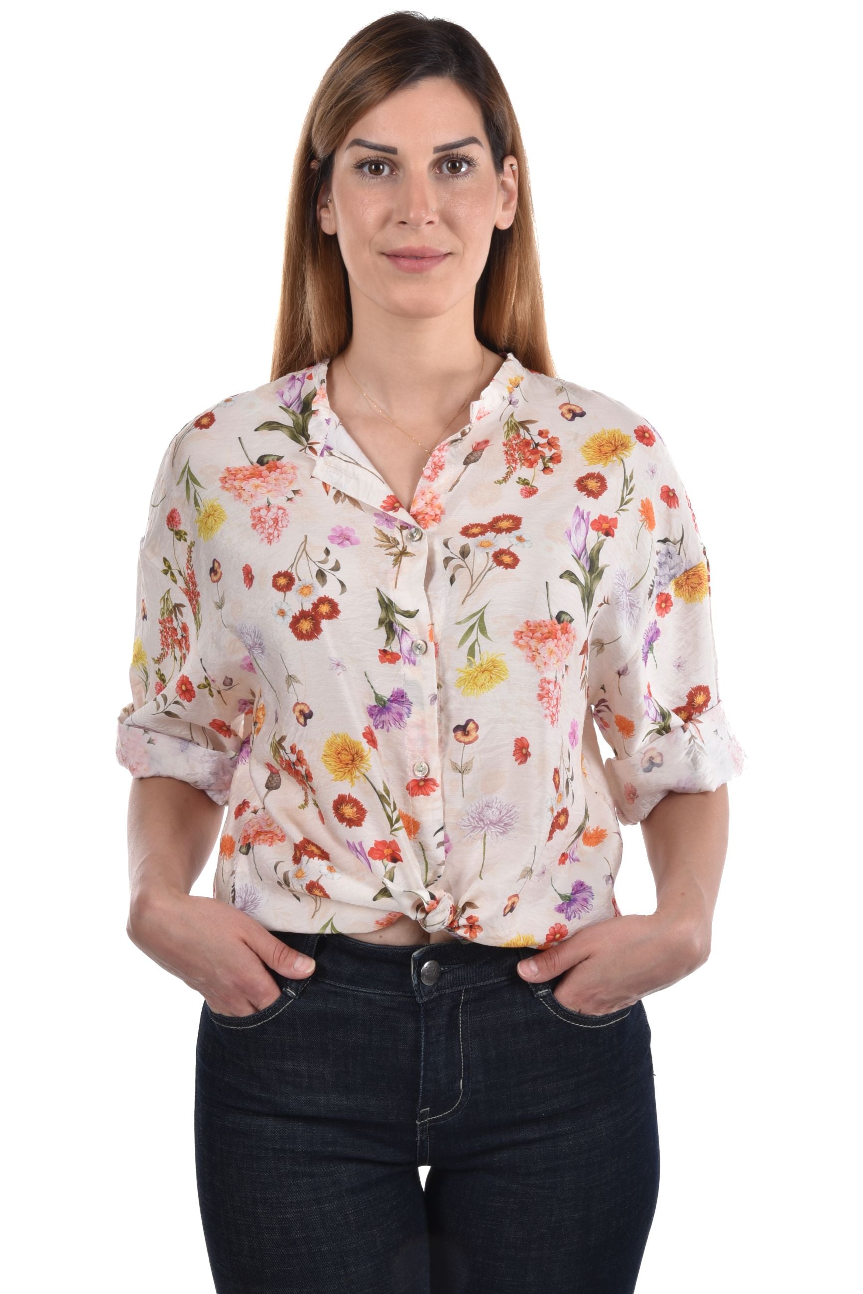 Millie Blouse flowers