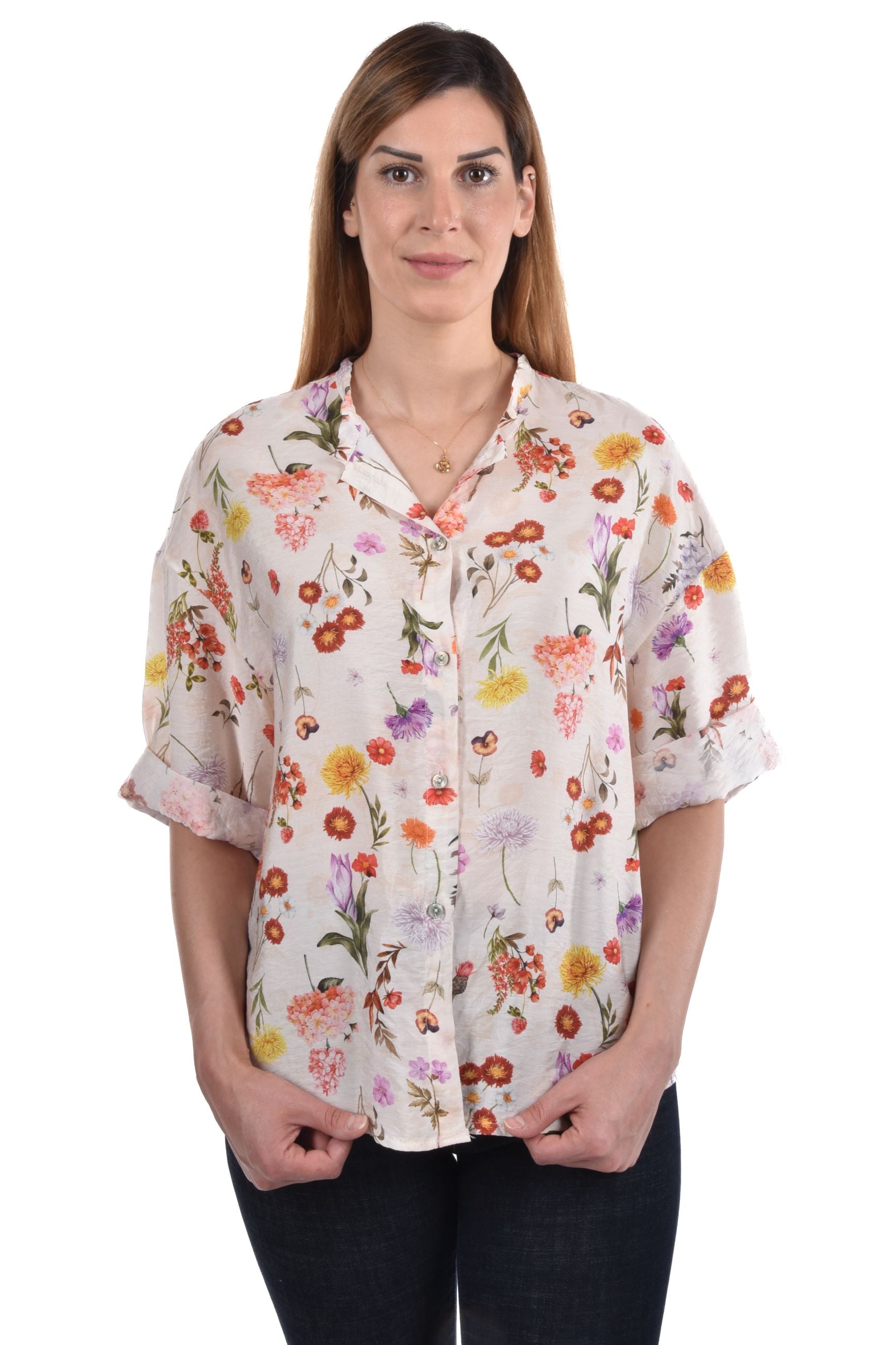 Millie Blouse flowers
