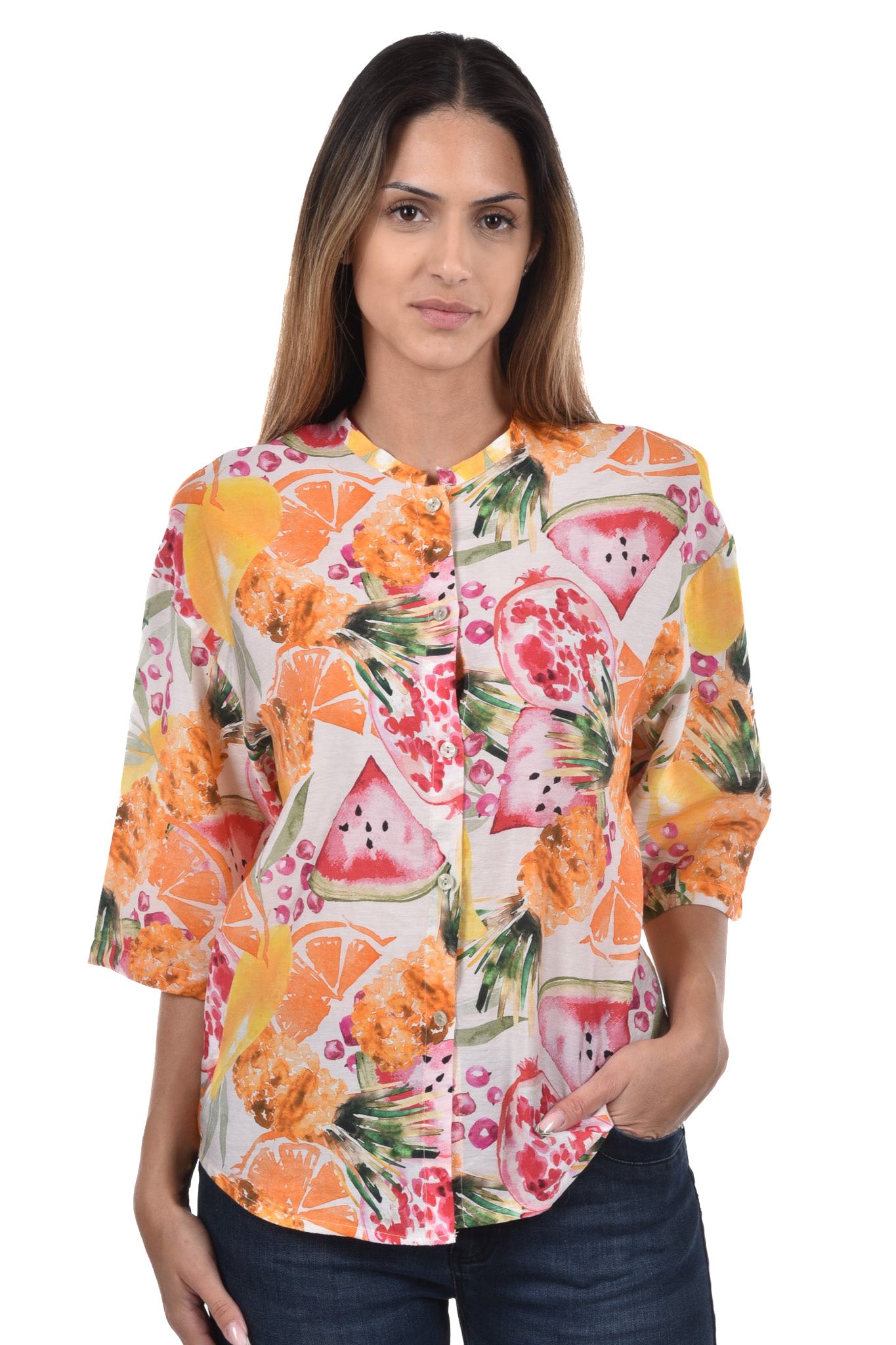 Millie Blouse fruit print