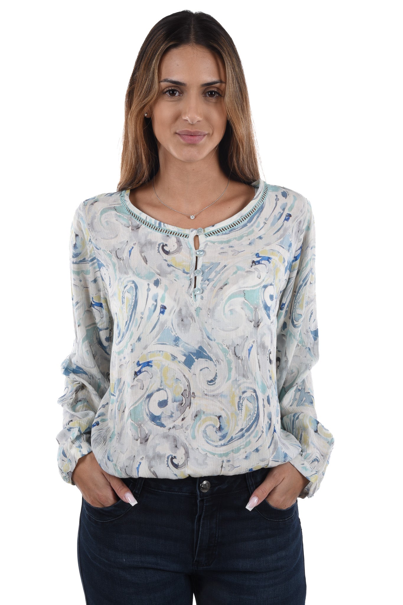 Silva Blouse printed