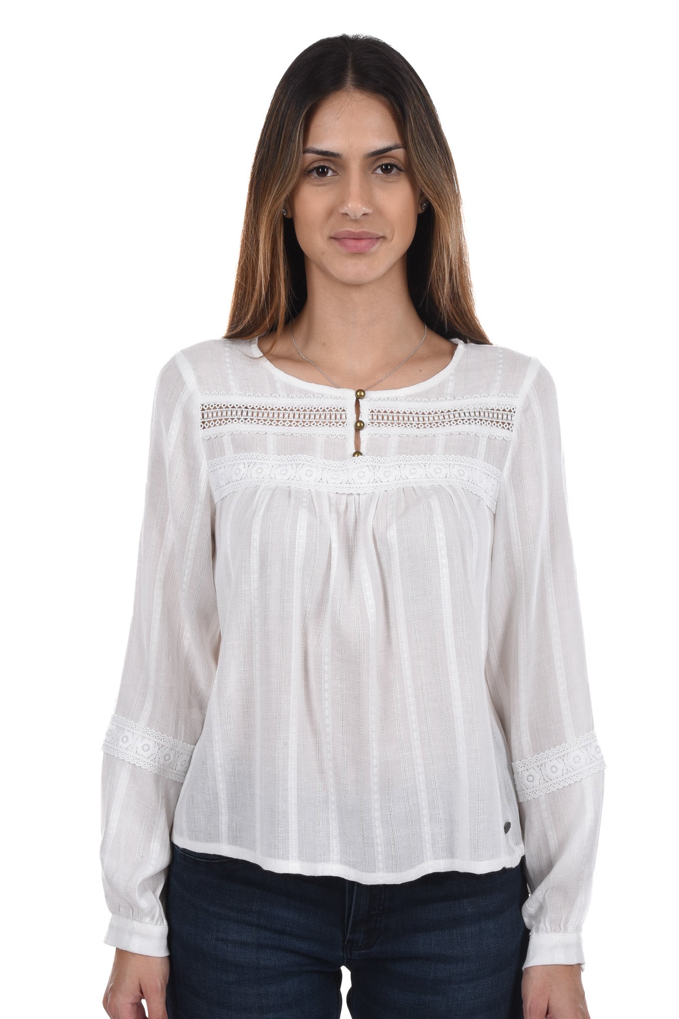 Samora Blouse jacquard lace