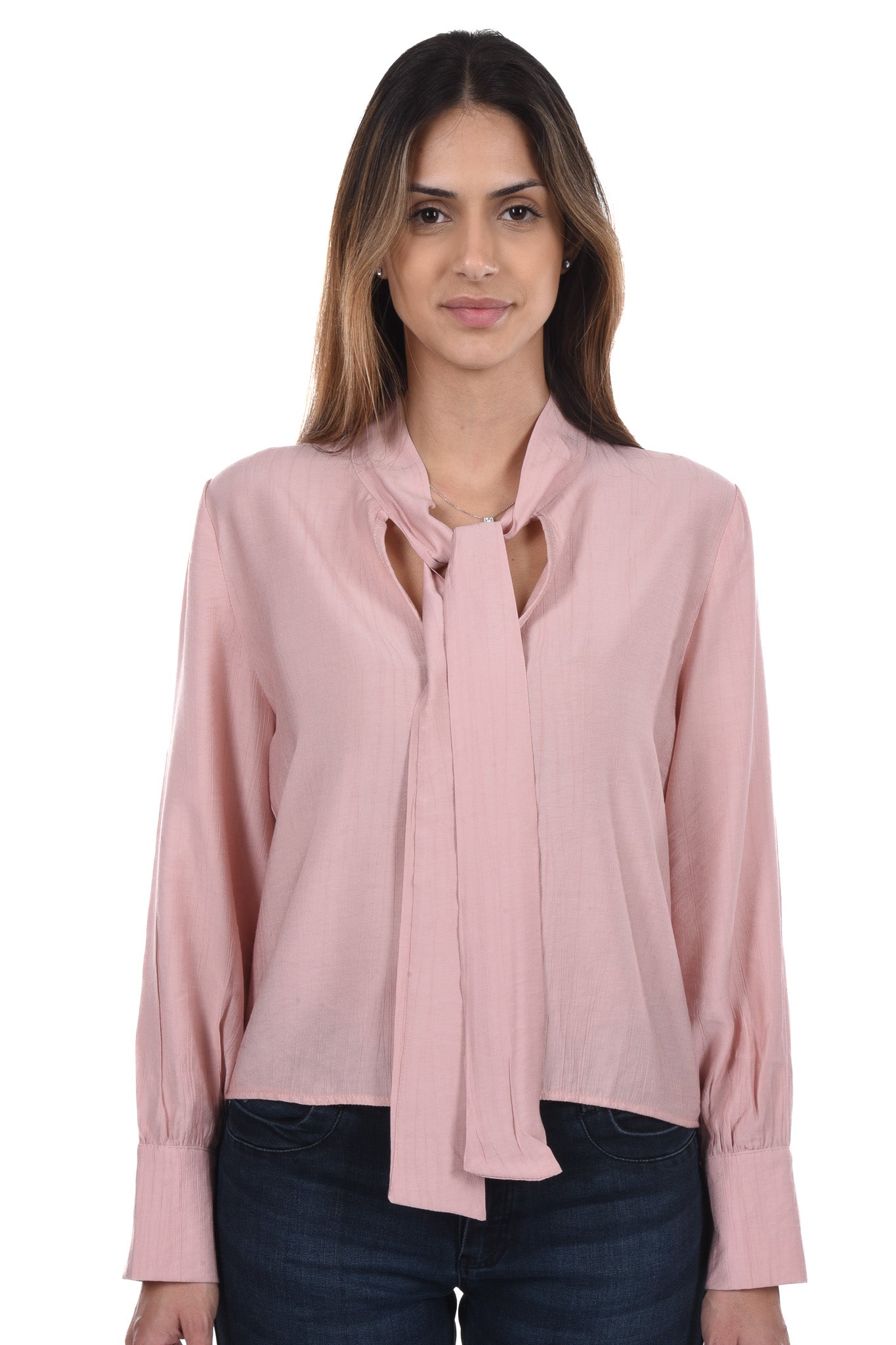 Caprice Blouse tie neck