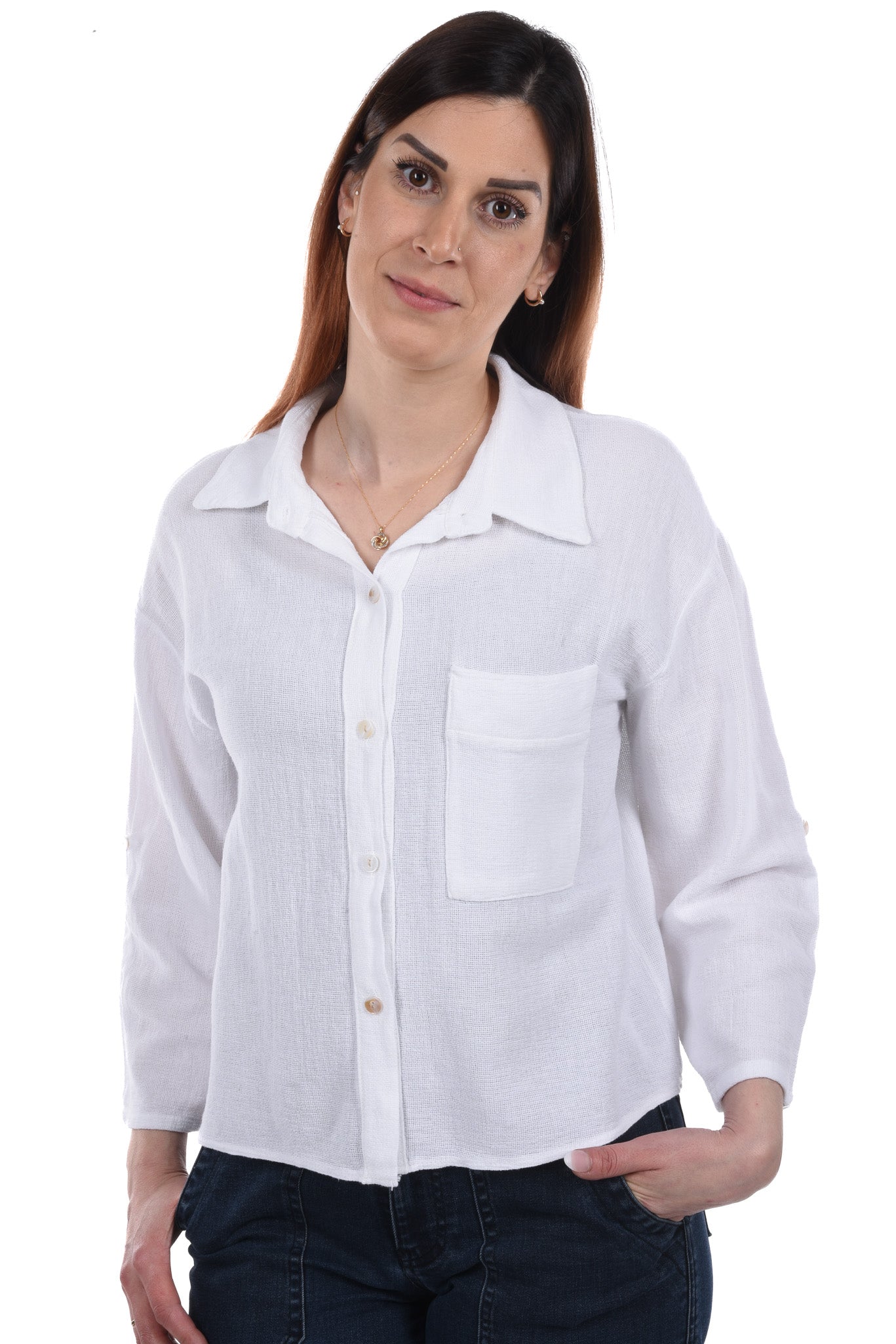 Thalia Blouse cropped
