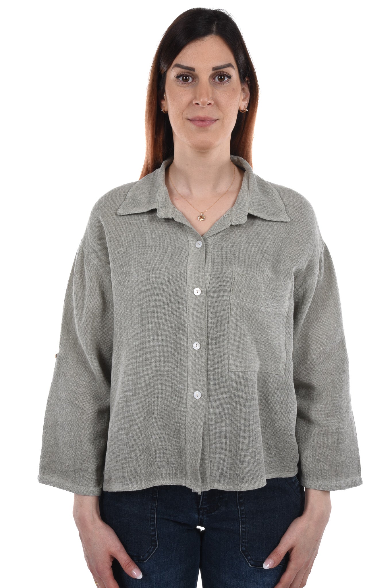 Thalia Blouse cropped