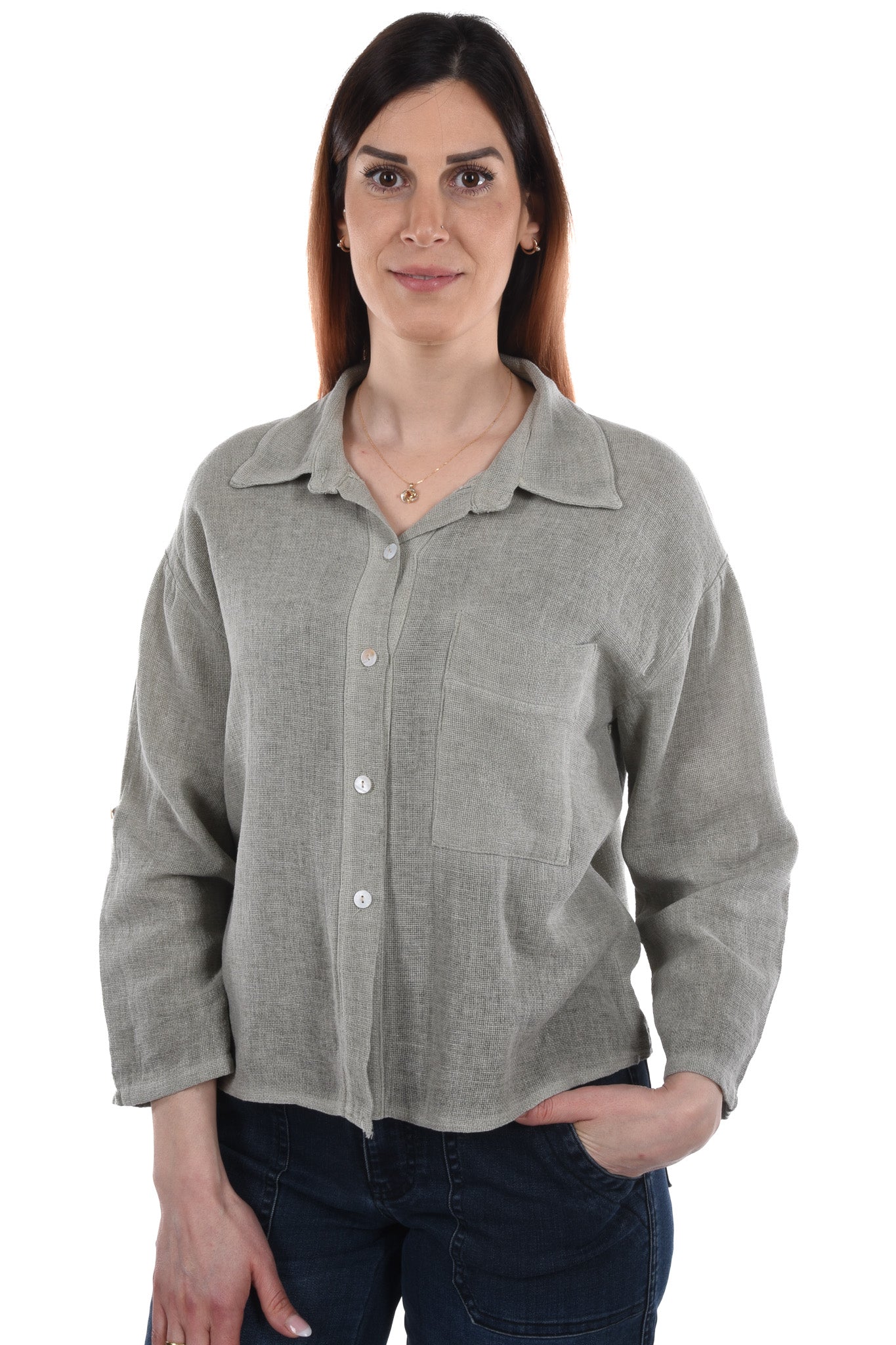 Thalia Blouse cropped