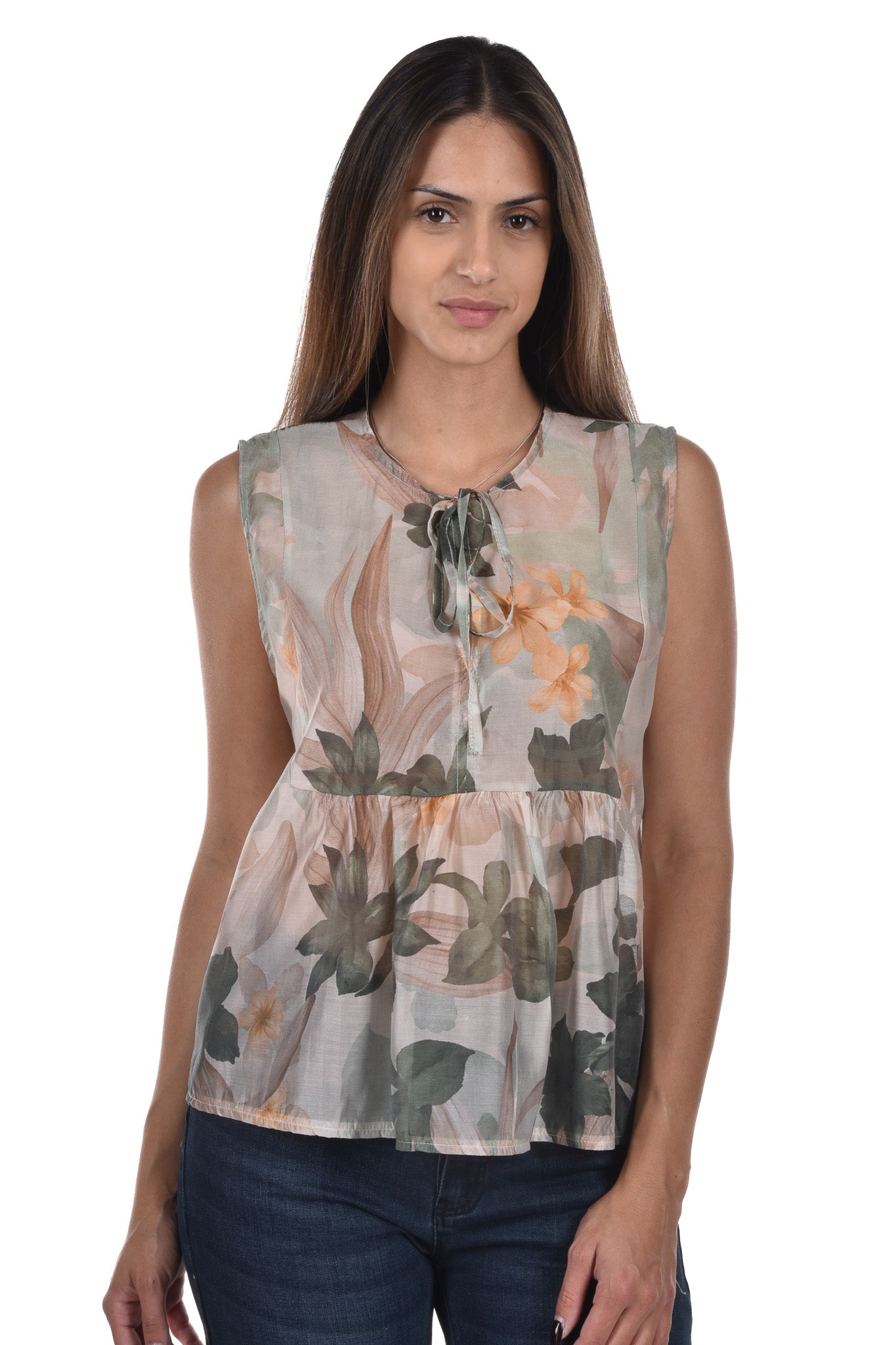 Mathilde Blouse sleeveless