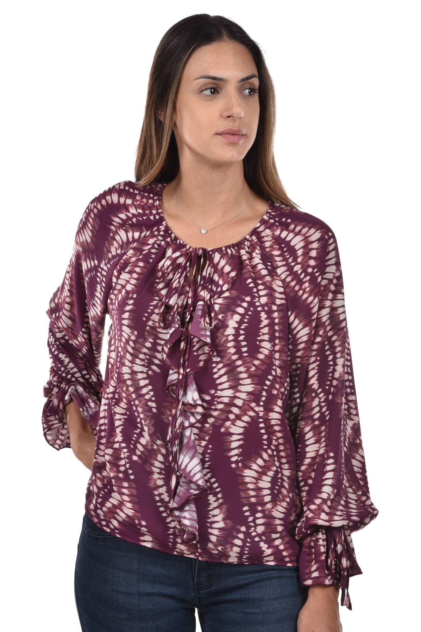 Jurien Blouse volant printed