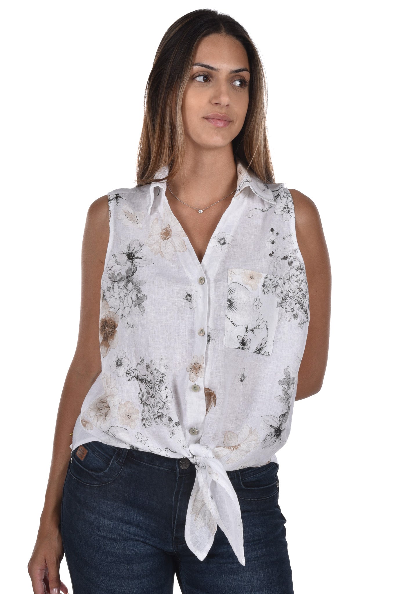 Aurora Blouse sleeveless
