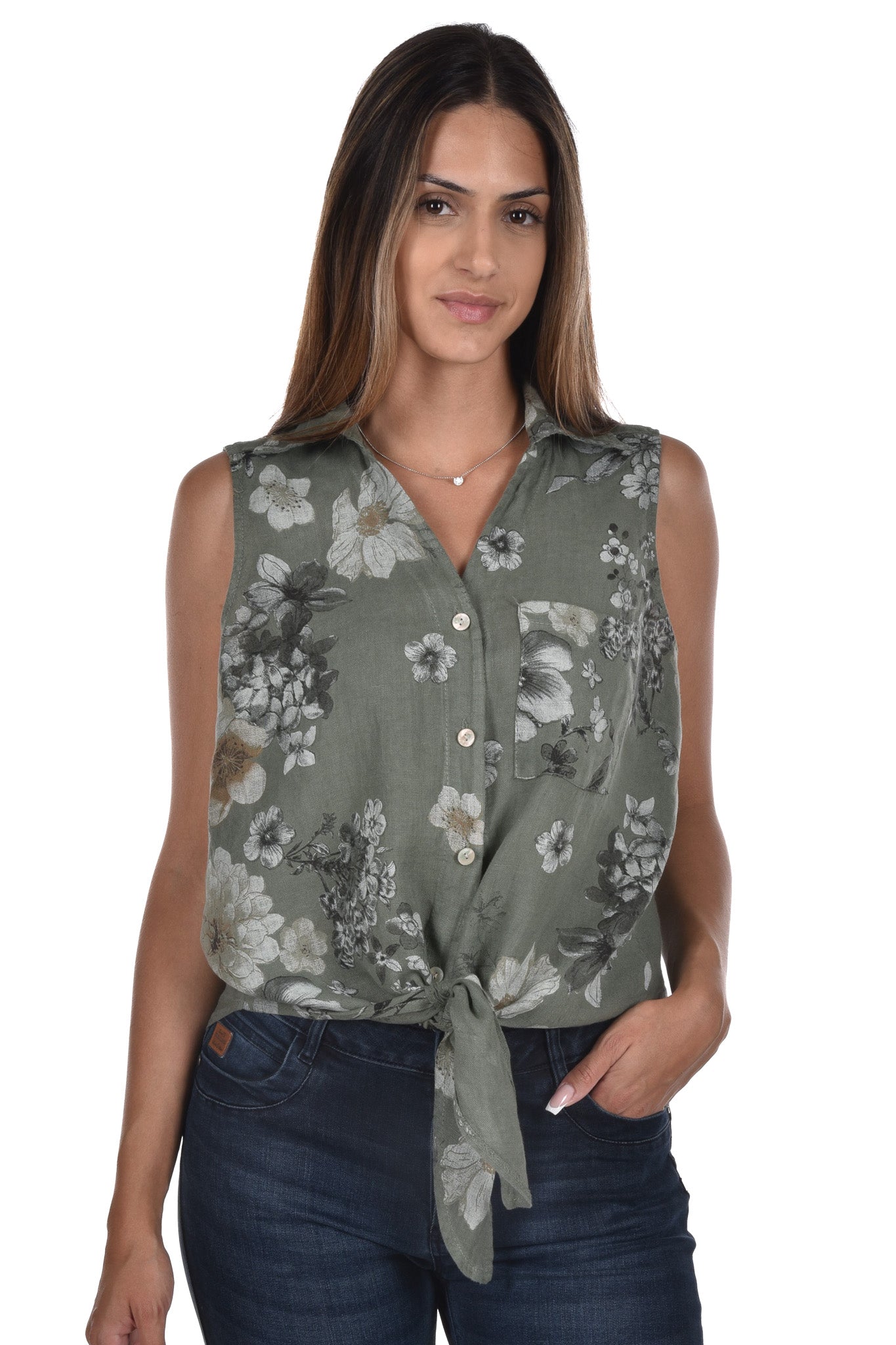 Aurora Blouse sleeveless