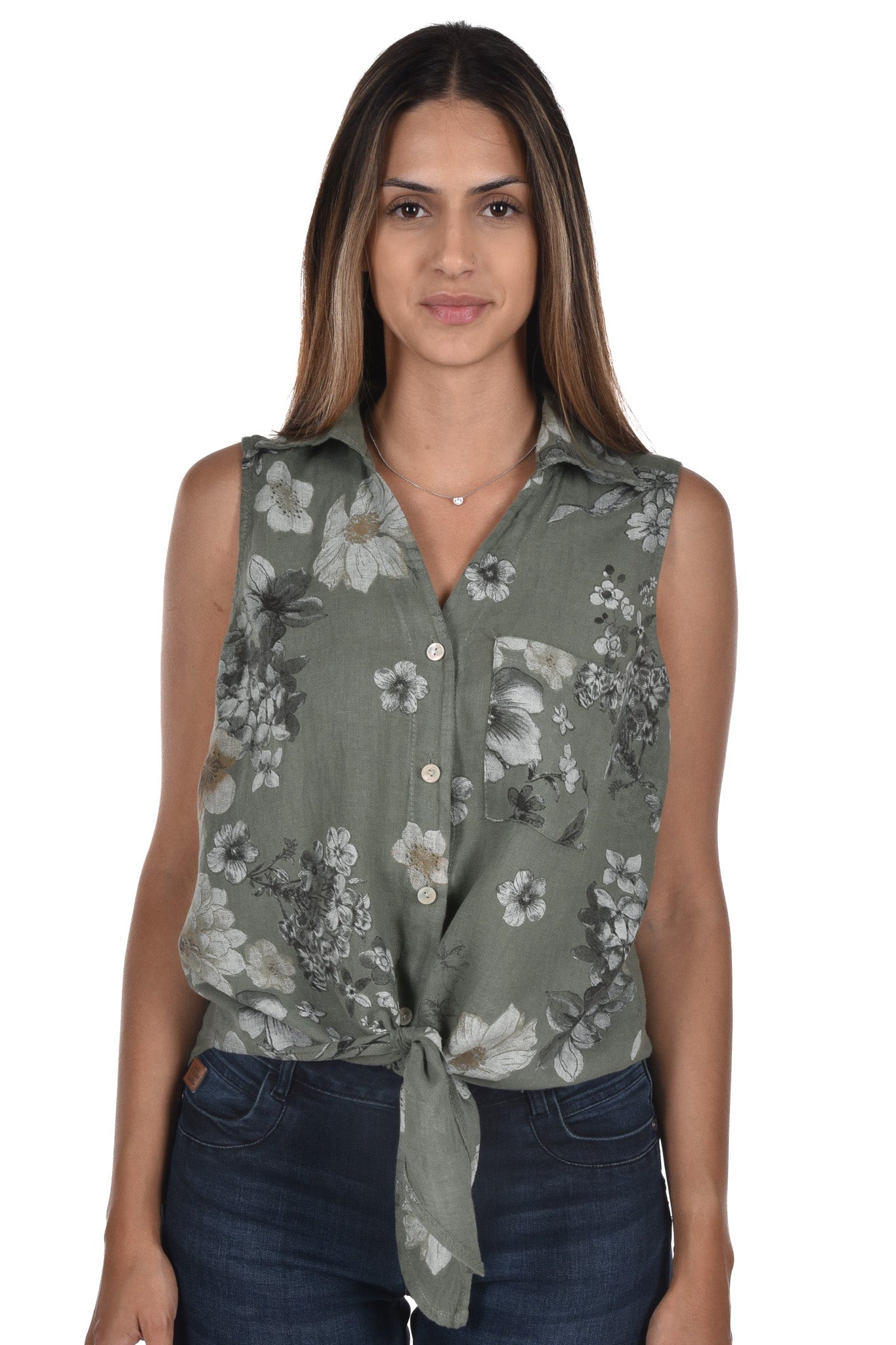 Aurora Blouse sleeveless