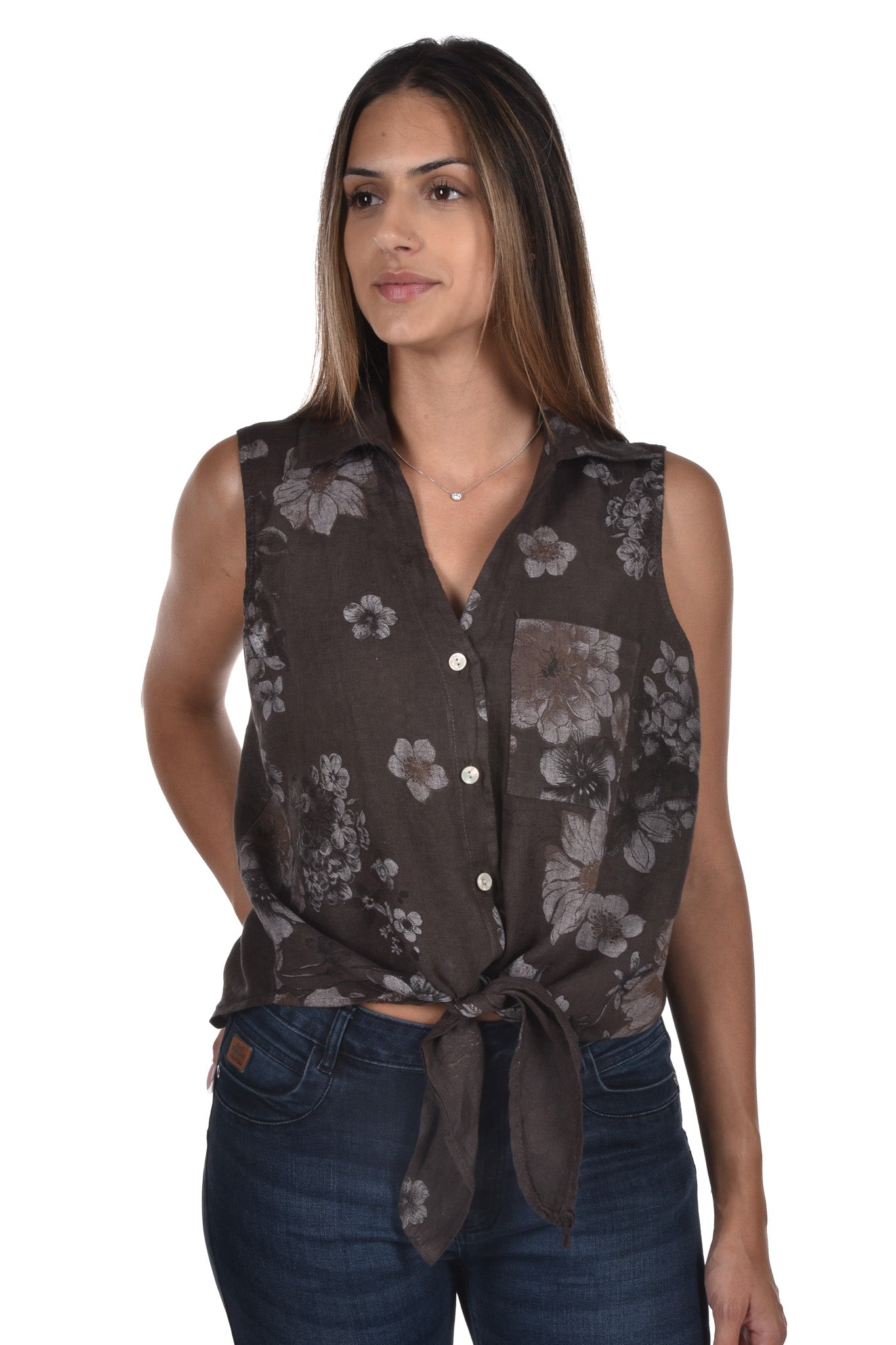 Aurora Blouse sleeveless