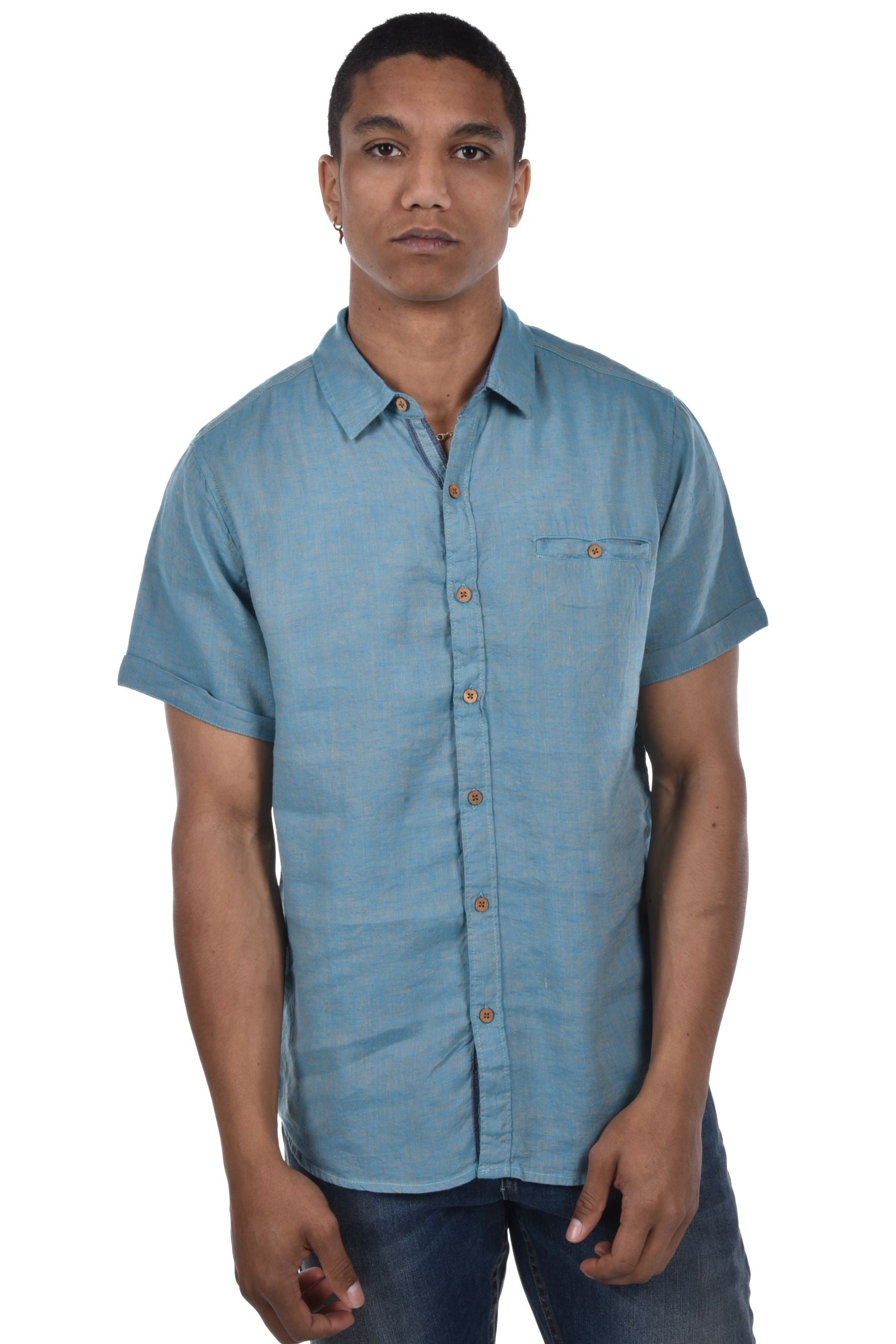 Masilo Shirt short sleeves linen