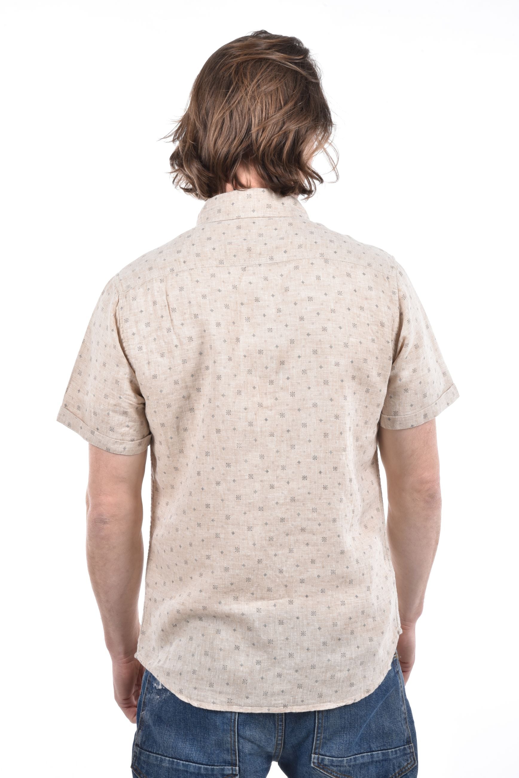 Masilo Shirt printed linen